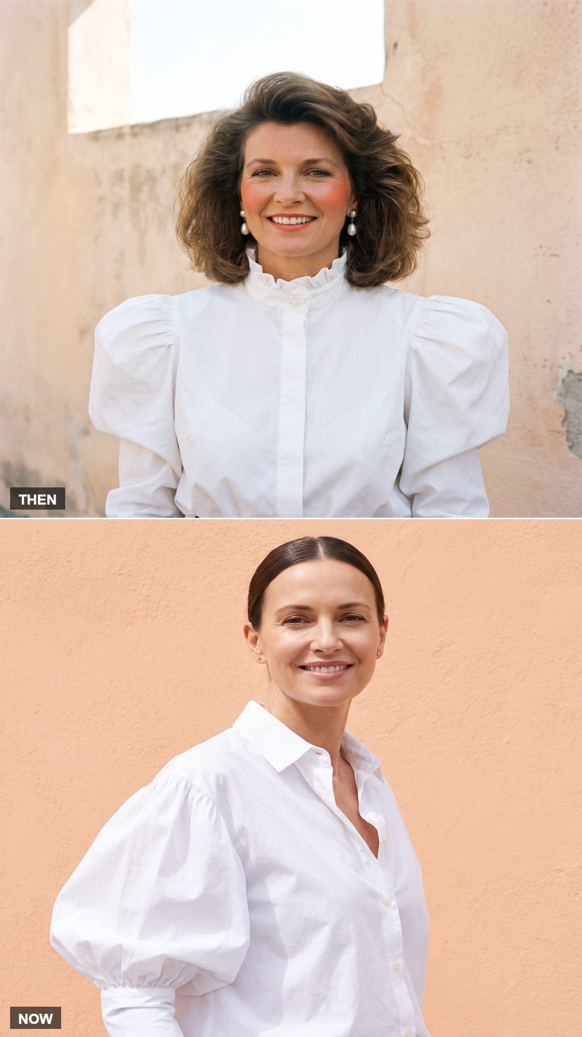 The White Shirt Sleeves as the Whole Look