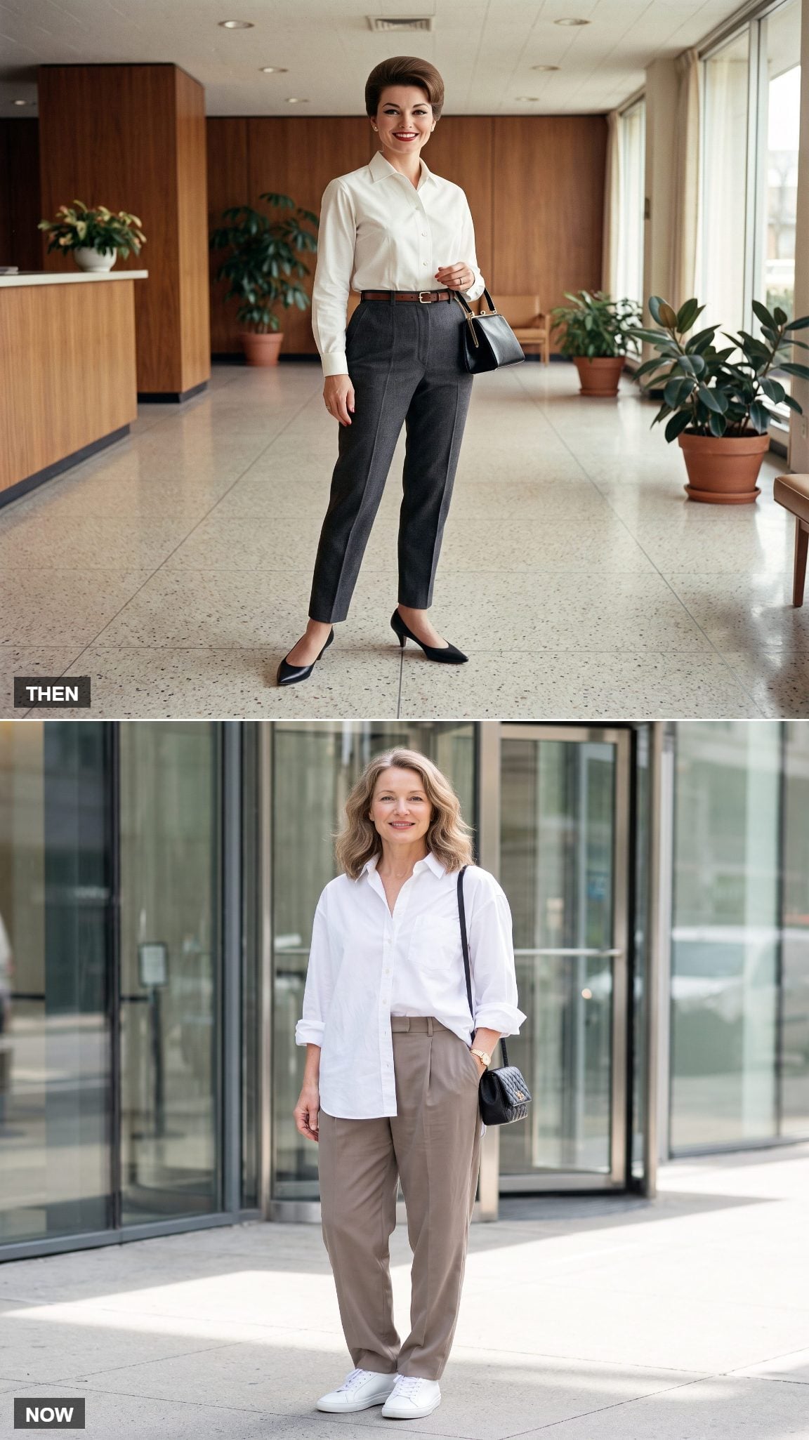 The White Shirt With Trousers