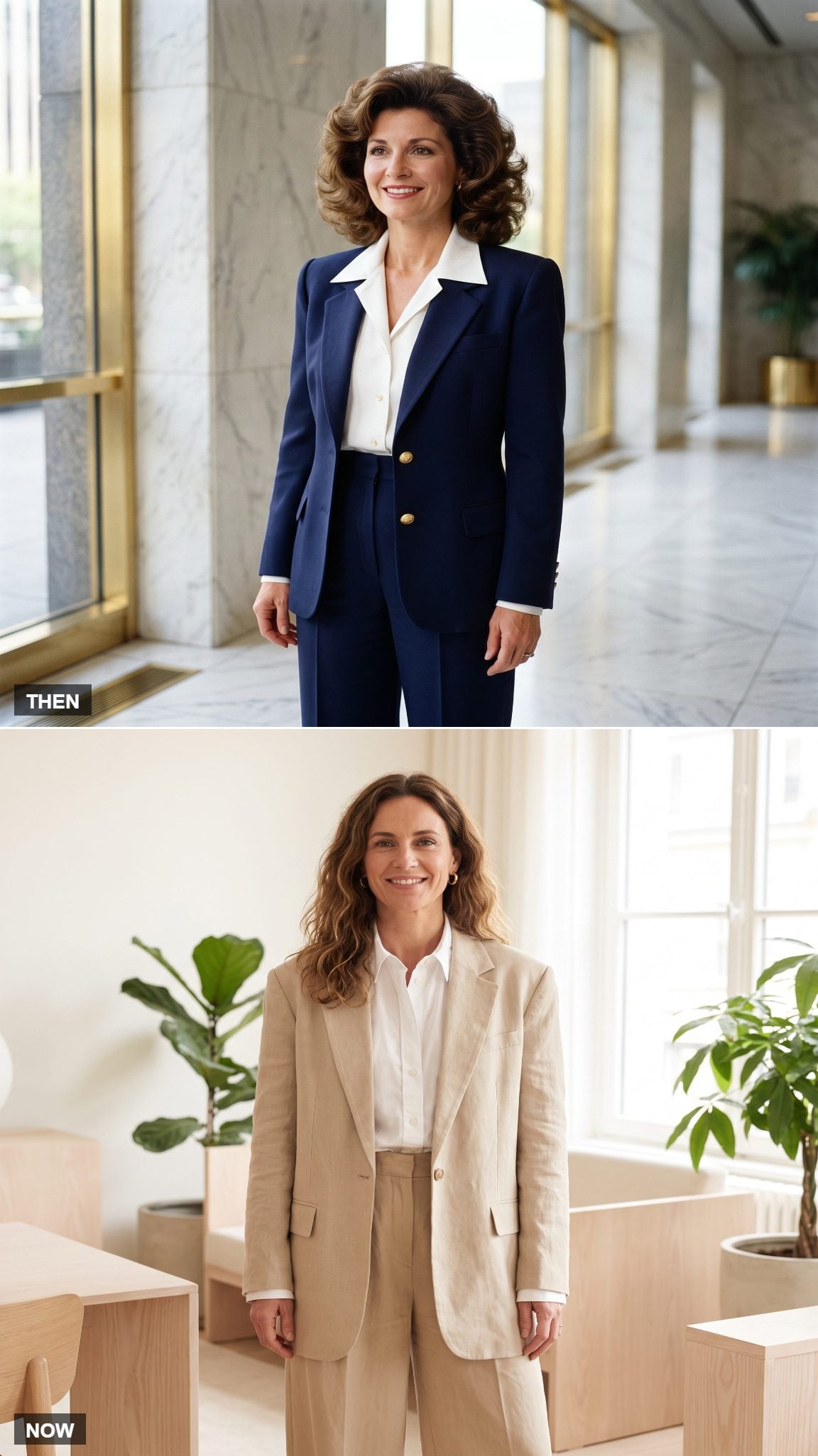 The White Shirt Under a Blazer