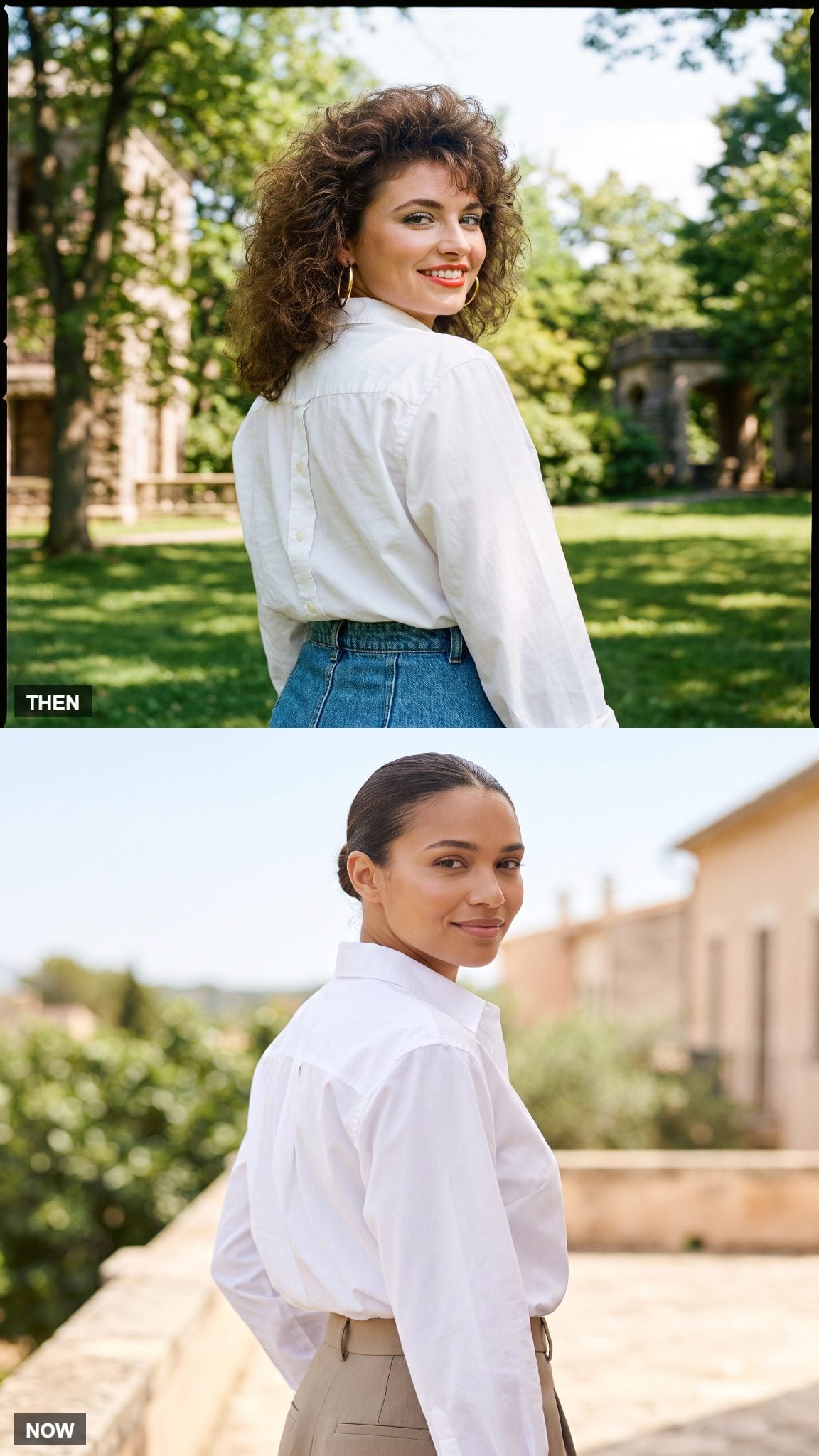 The White Shirt Worn Backward