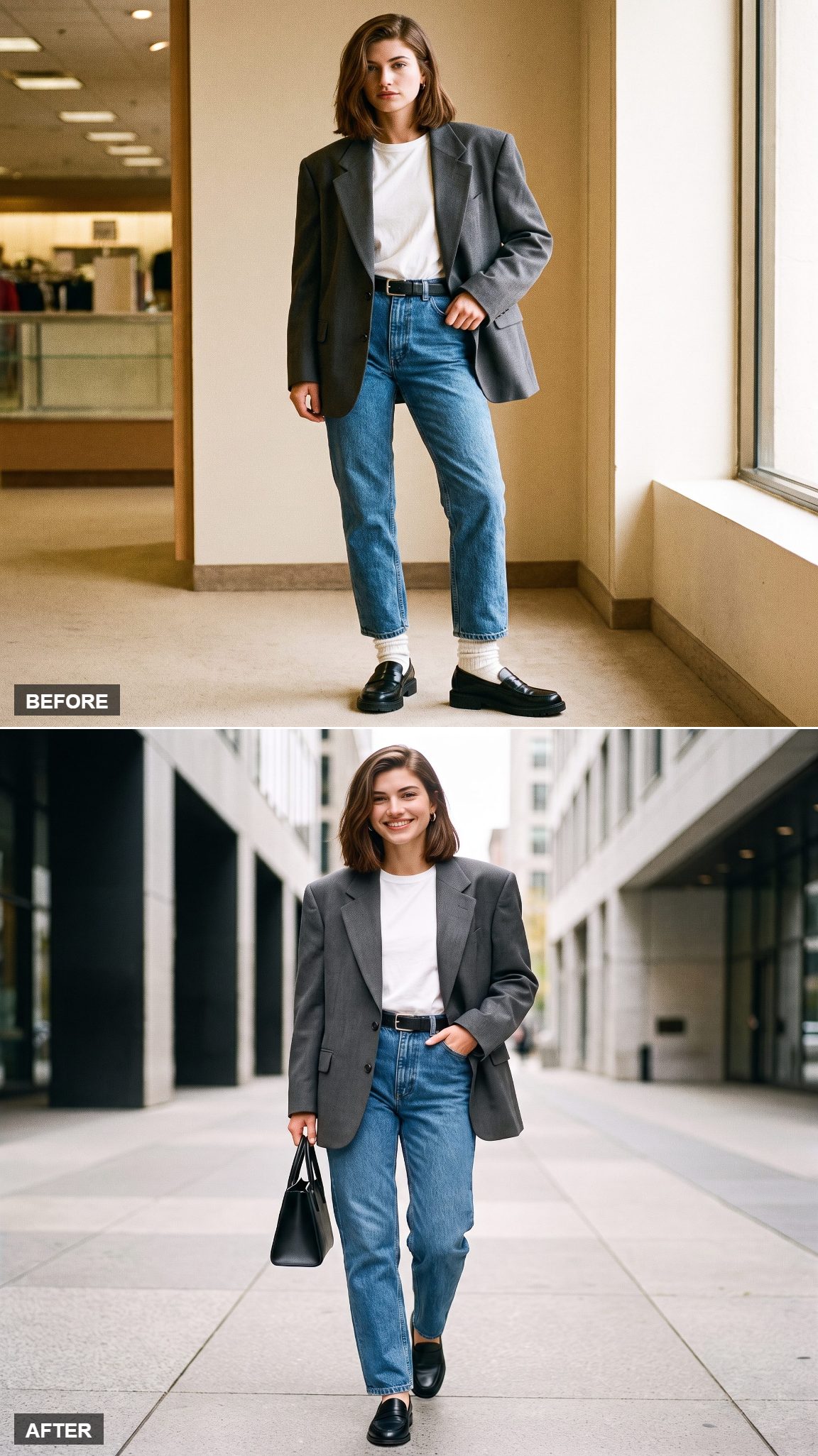 The White Tee and Blue Jeans Version, Done With Intention