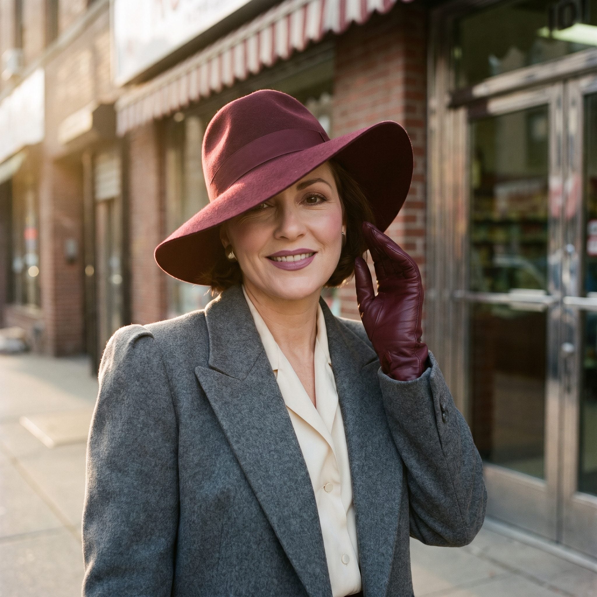 The Wide-Brimmed Felt Hat You Tilted Just So