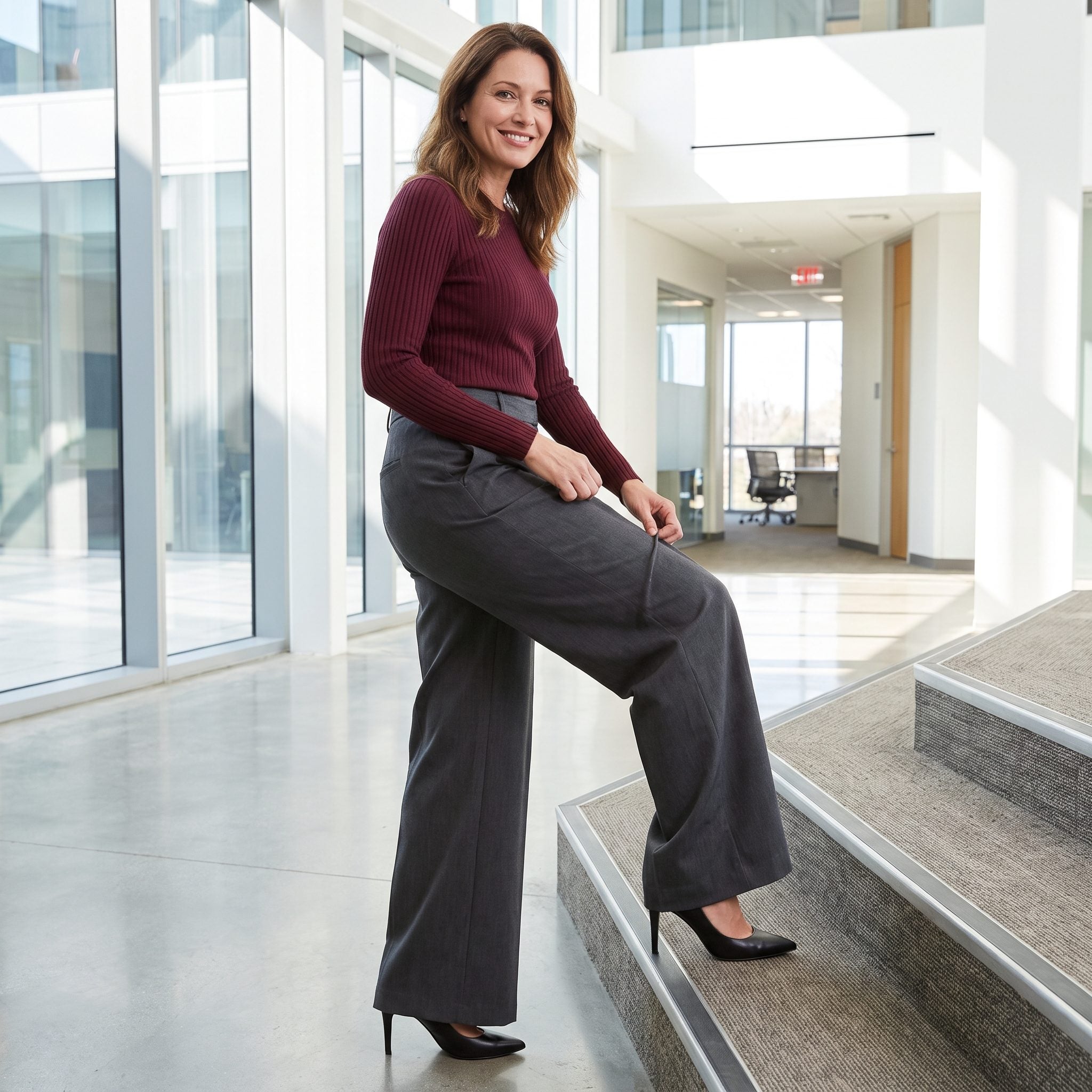 Wide-Leg Trousers That Are Just a Touch Too Long