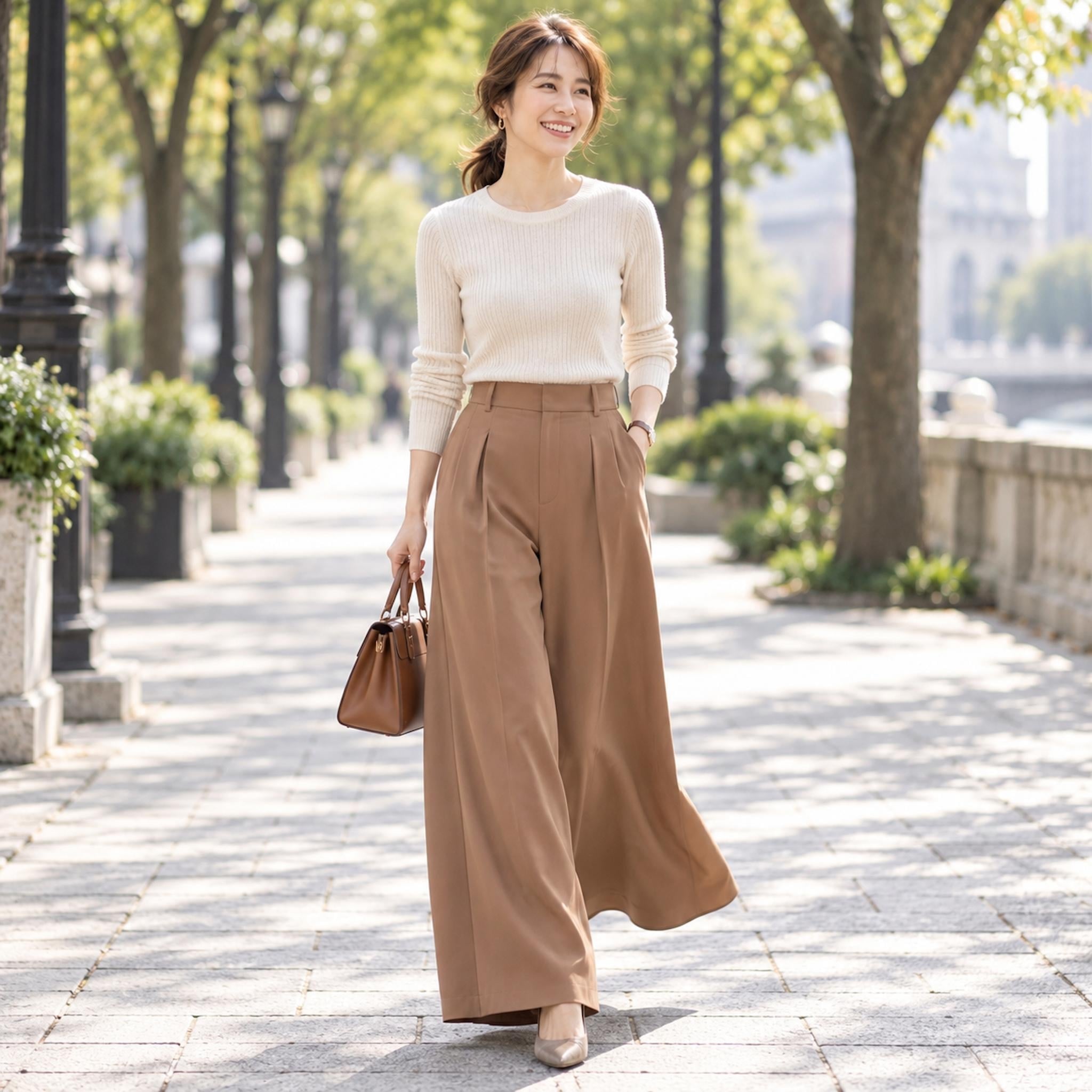 Wide-Leg Trousers That Move When You Move
