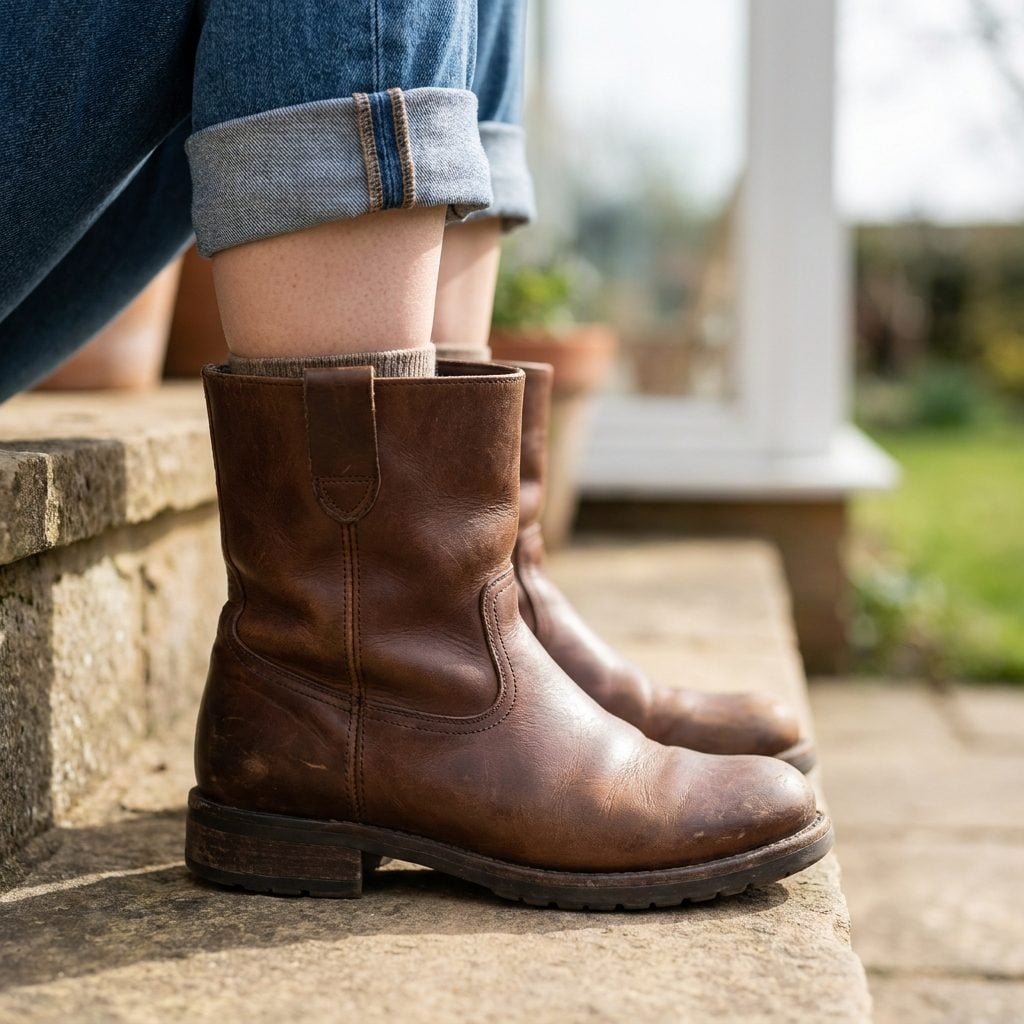 The Wide-Opening Boot That Makes Slim Ankles Look Thick