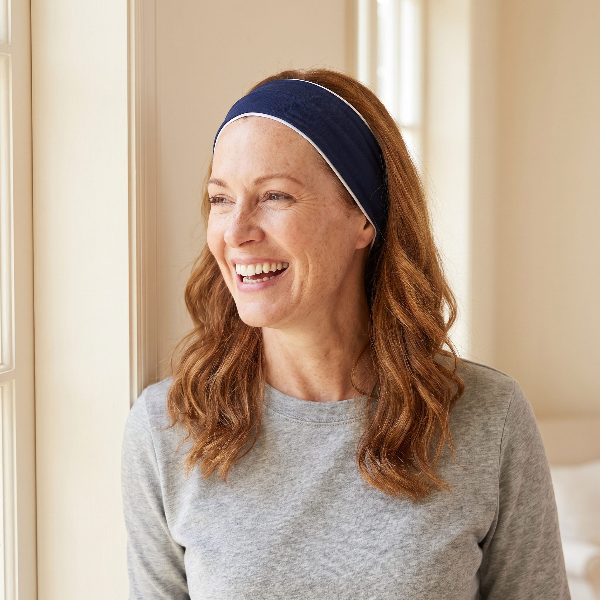 The Wide Stretch Headband That Doubled as a Sweatband
