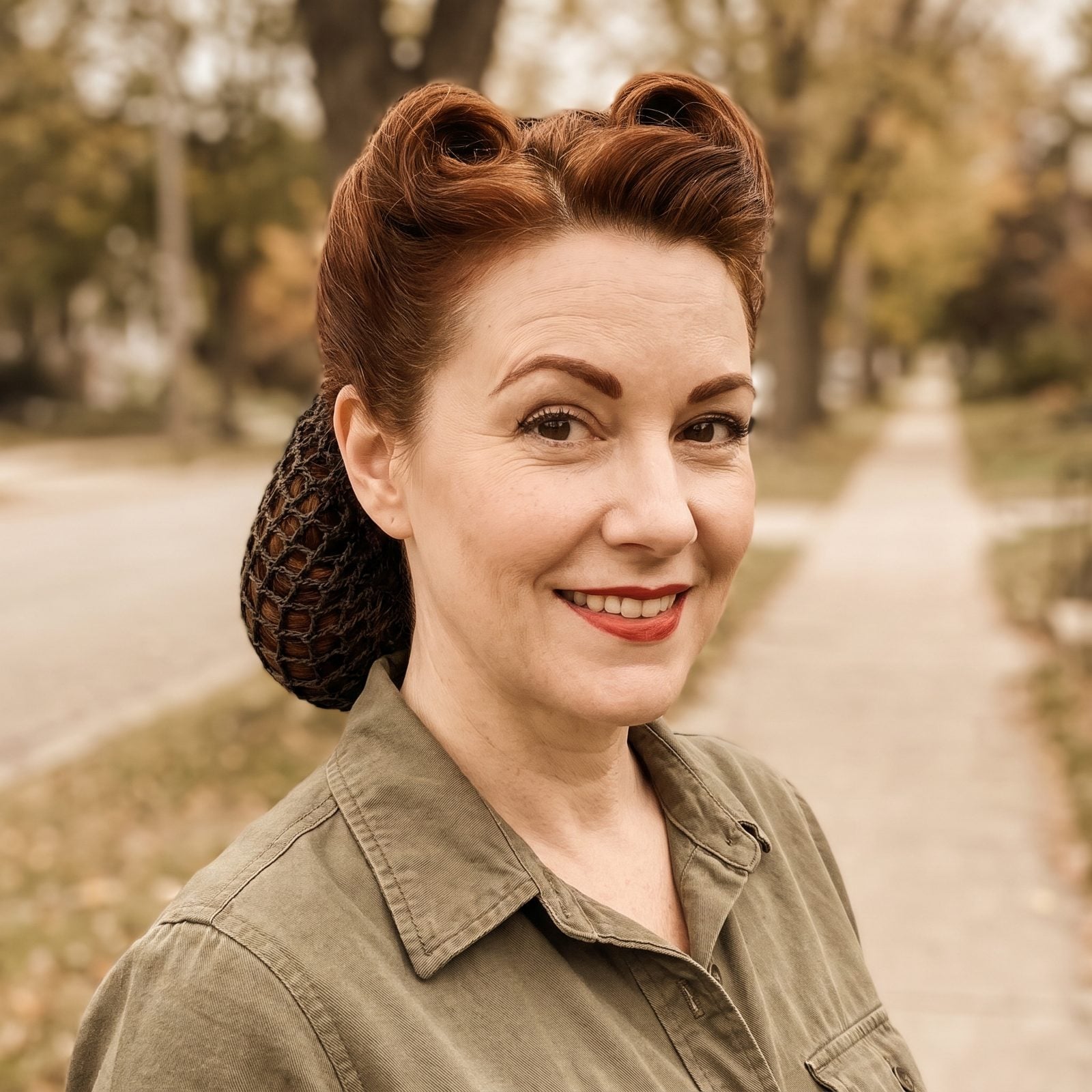 The 1940s Snood Set, Practical Netting Preserved Carefully Arranged Curls