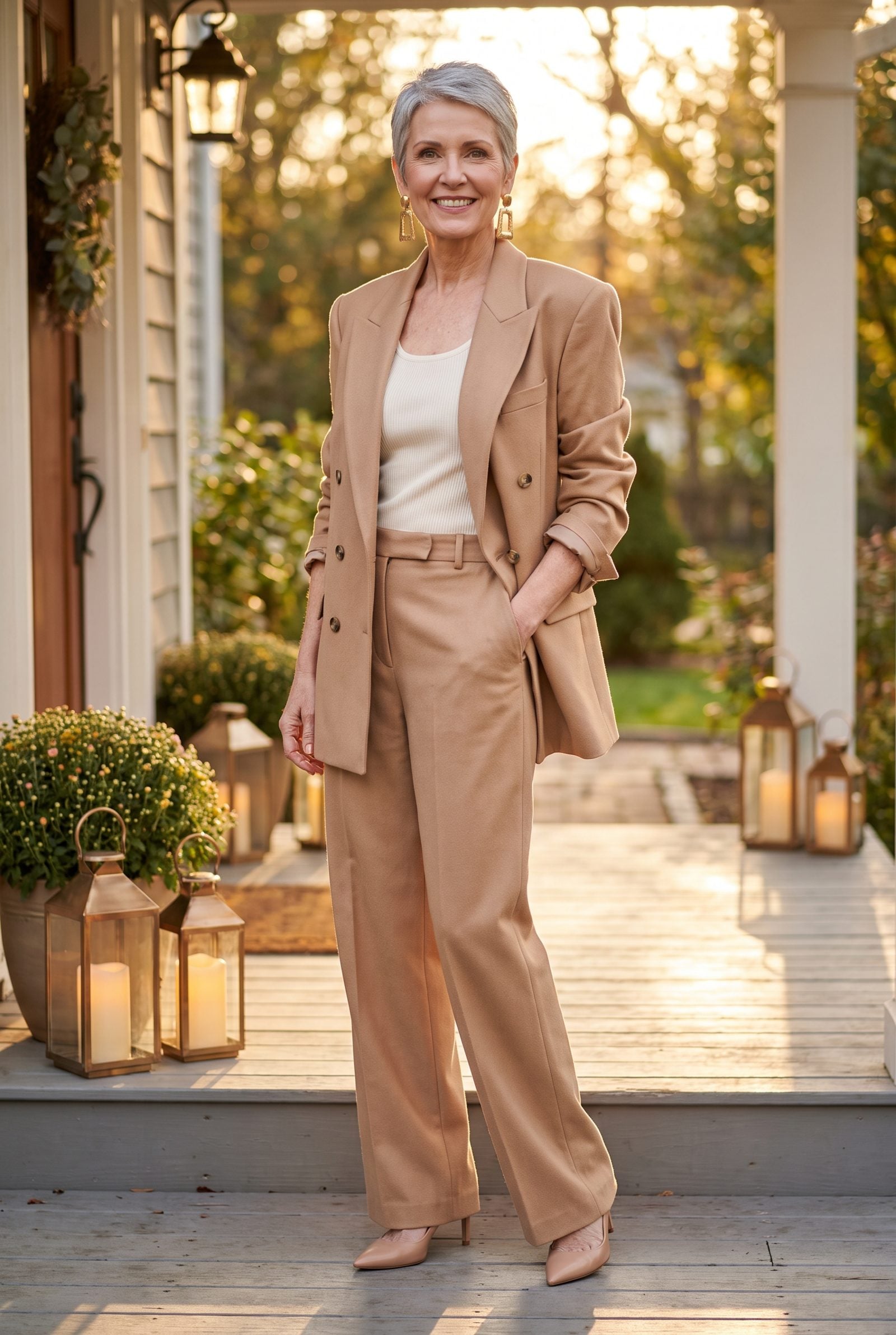 The 1980s Oversized Power Suit With a Minimal Tank
