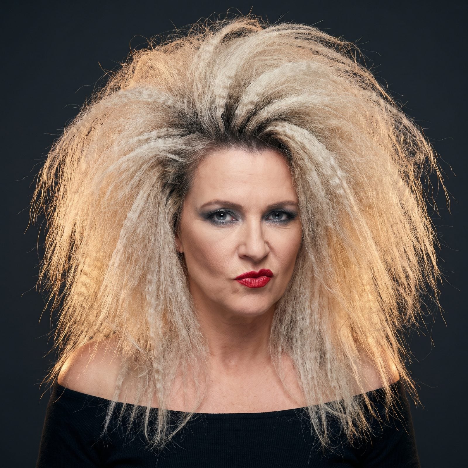 The 1980s Teased Rocker Hair, Backcombing and Strong Hold Produced an Oversized Silhouette
