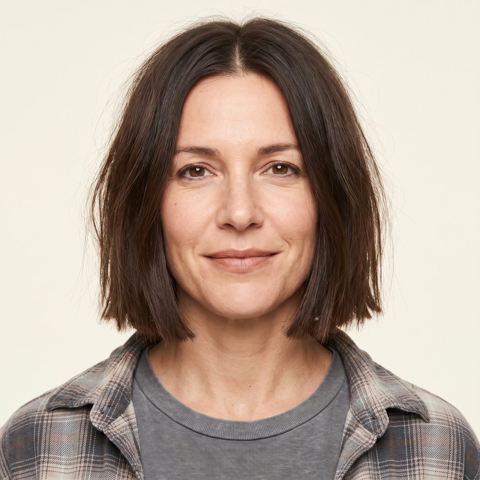 The 1990s Blunt Grunge Bob You Barely Styled