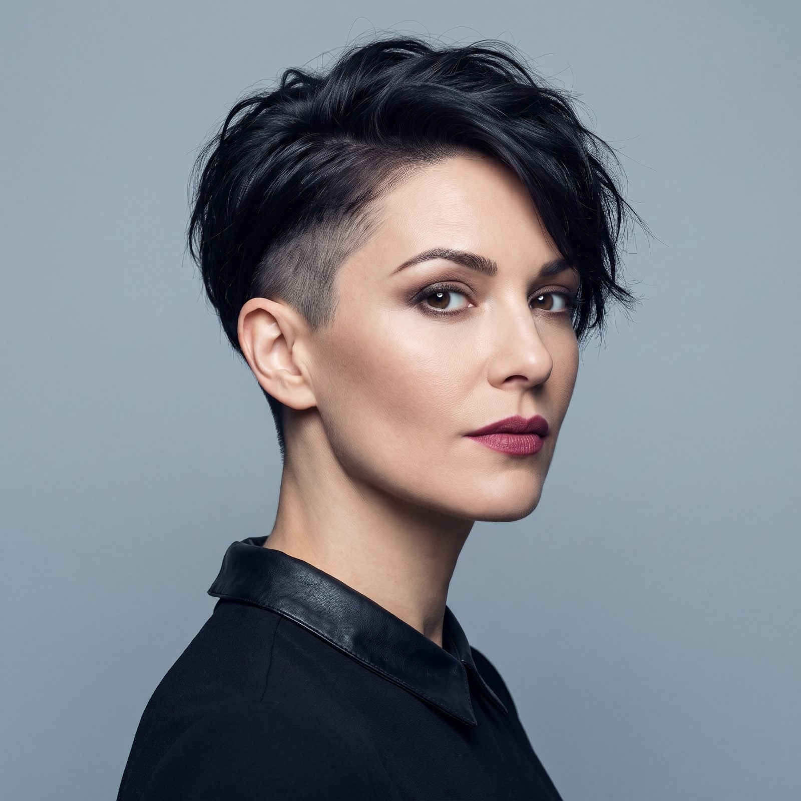 The 2010s Undercut Pixie, Hidden Shaved Panels Added Edge to Short Hair