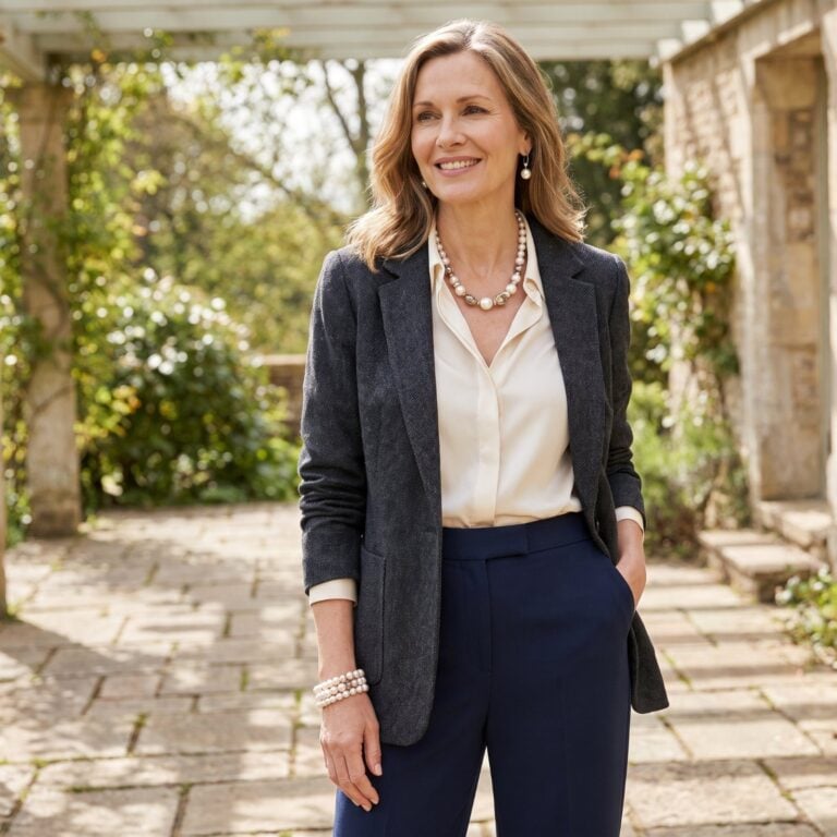 44 Ways to Wear Pearls After 60 Without Looking Like You Borrowed Them From Your Mother