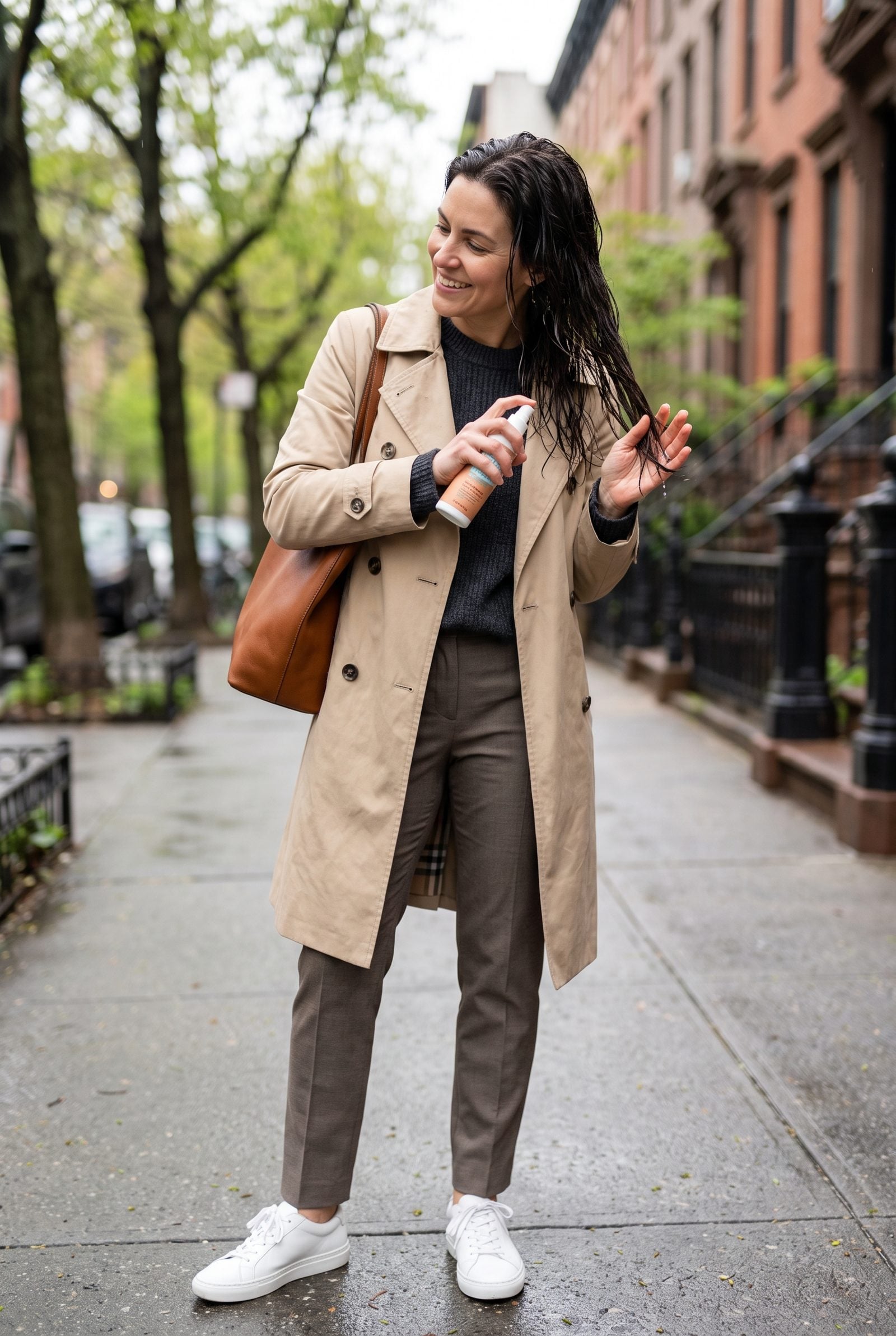 Apply Leave-In Conditioner While Hair Is Still Very Wet