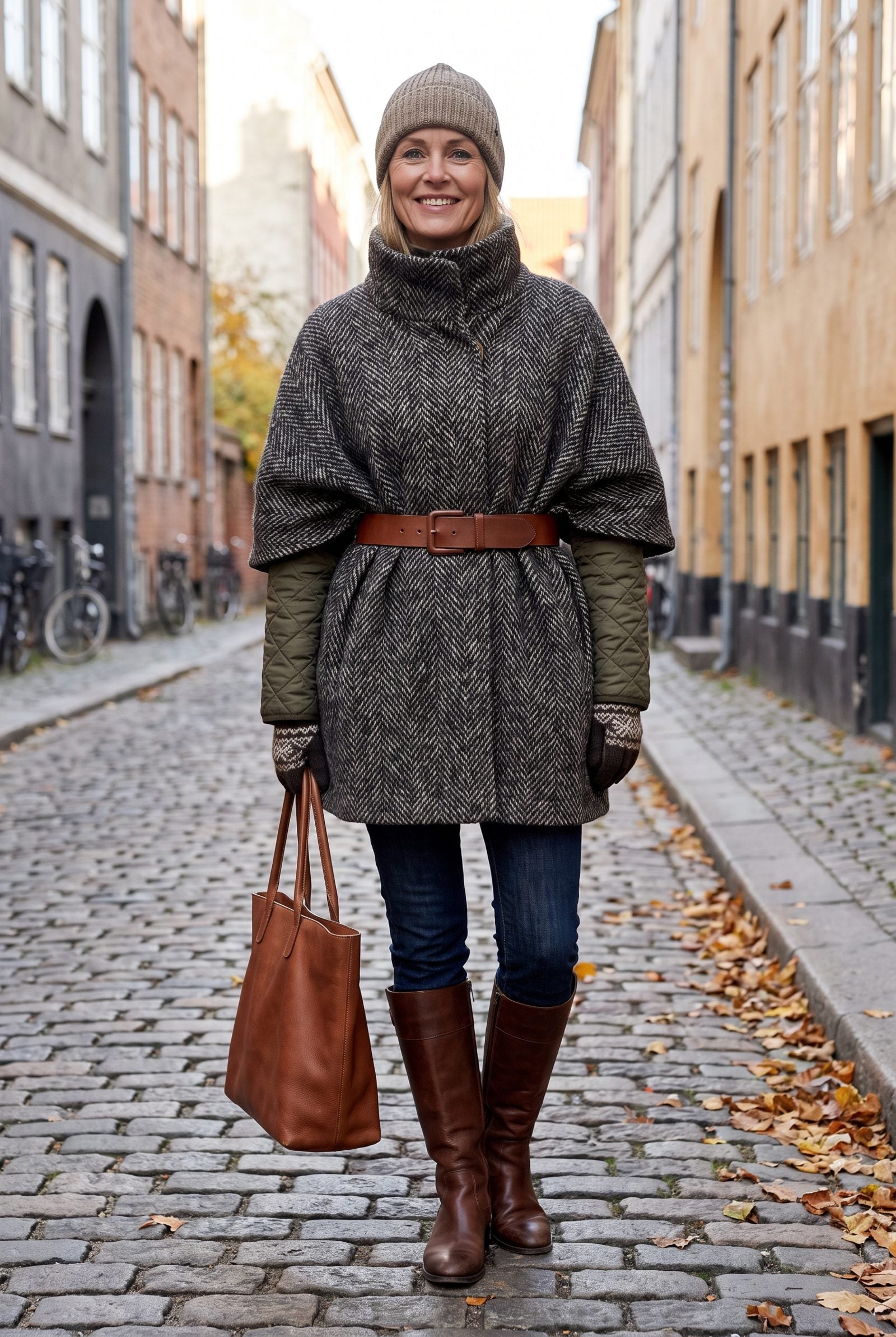 Belt a Poncho to Stop Heat From Escaping