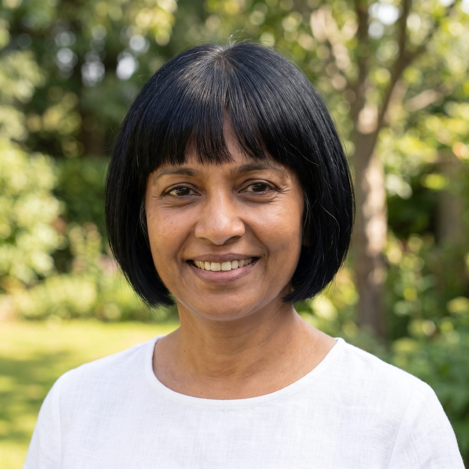 The Bowl Cut, Reworked into a Blunt Chin-Length Shape