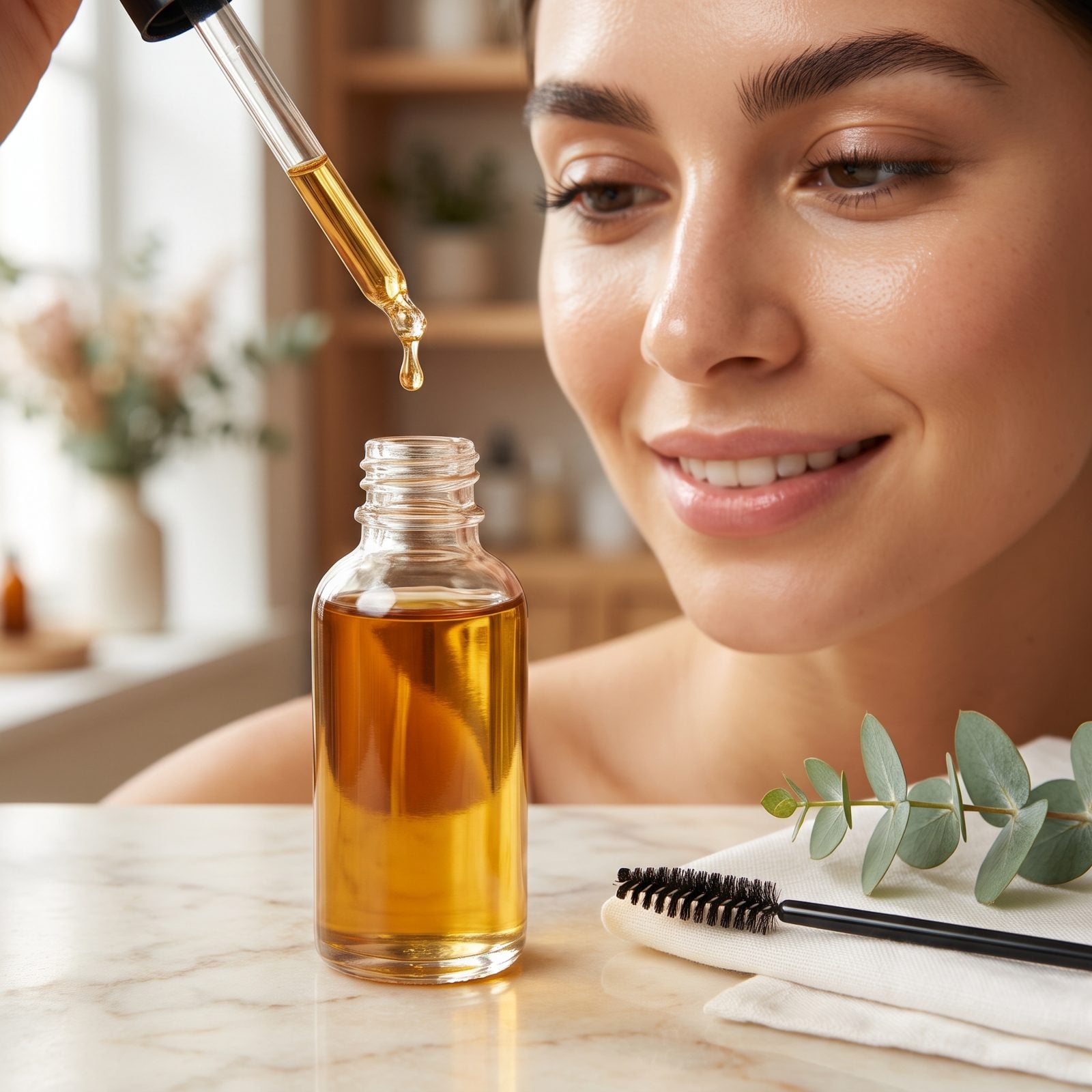 Castor Oil for Fuller Brows and Lashes