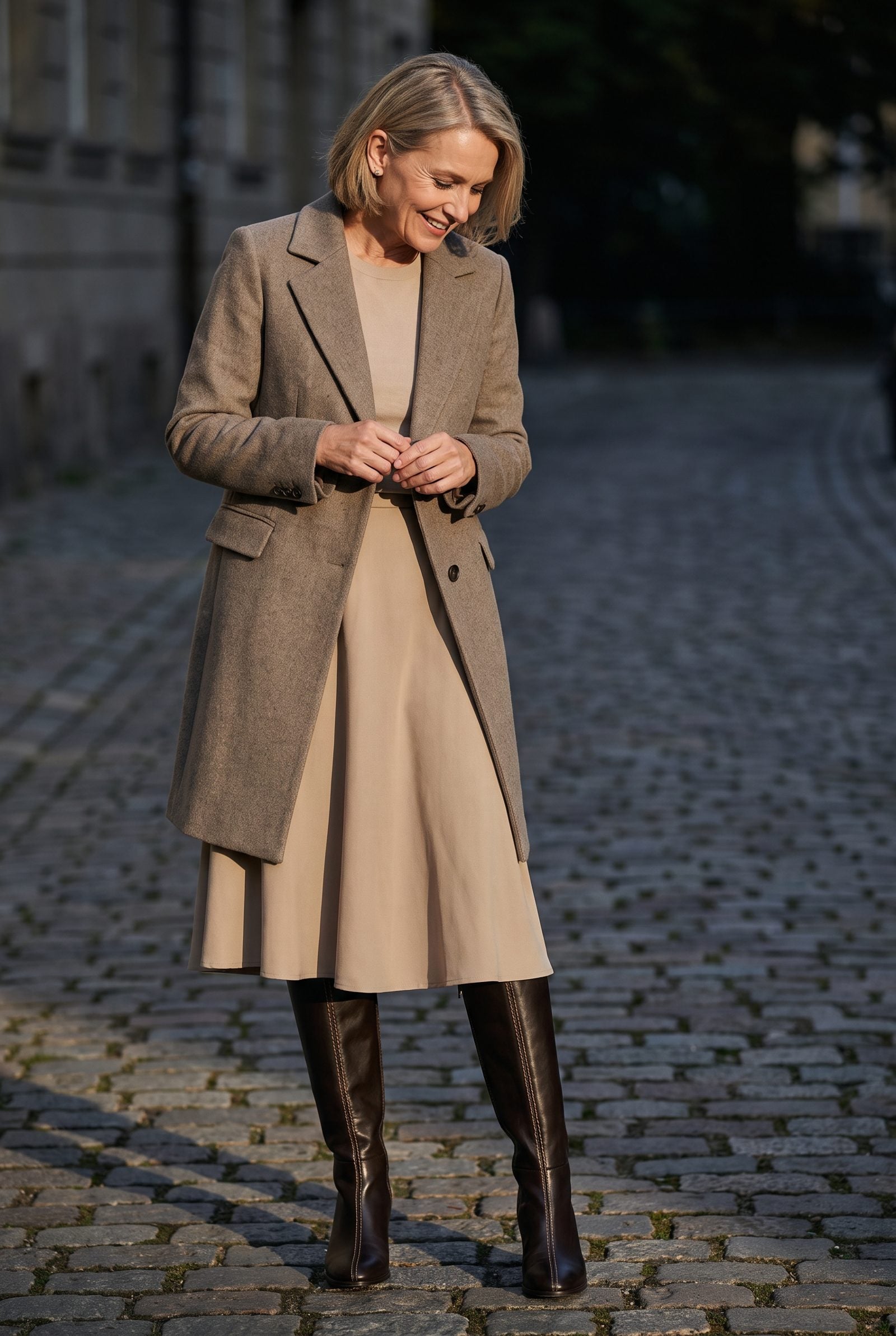 Choosing a Front-Seam Boot to Draw a Vertical Line