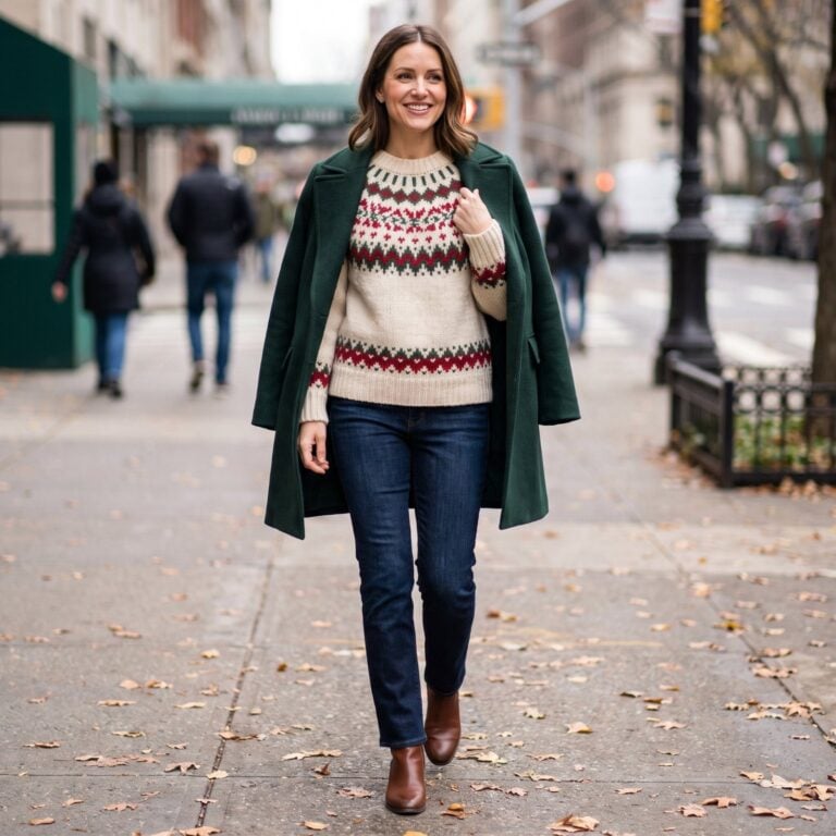 The Christmas Sweater Isn’t the Problem: So Why Do Some Look Great and Others Look Horrible? 39 Outfits