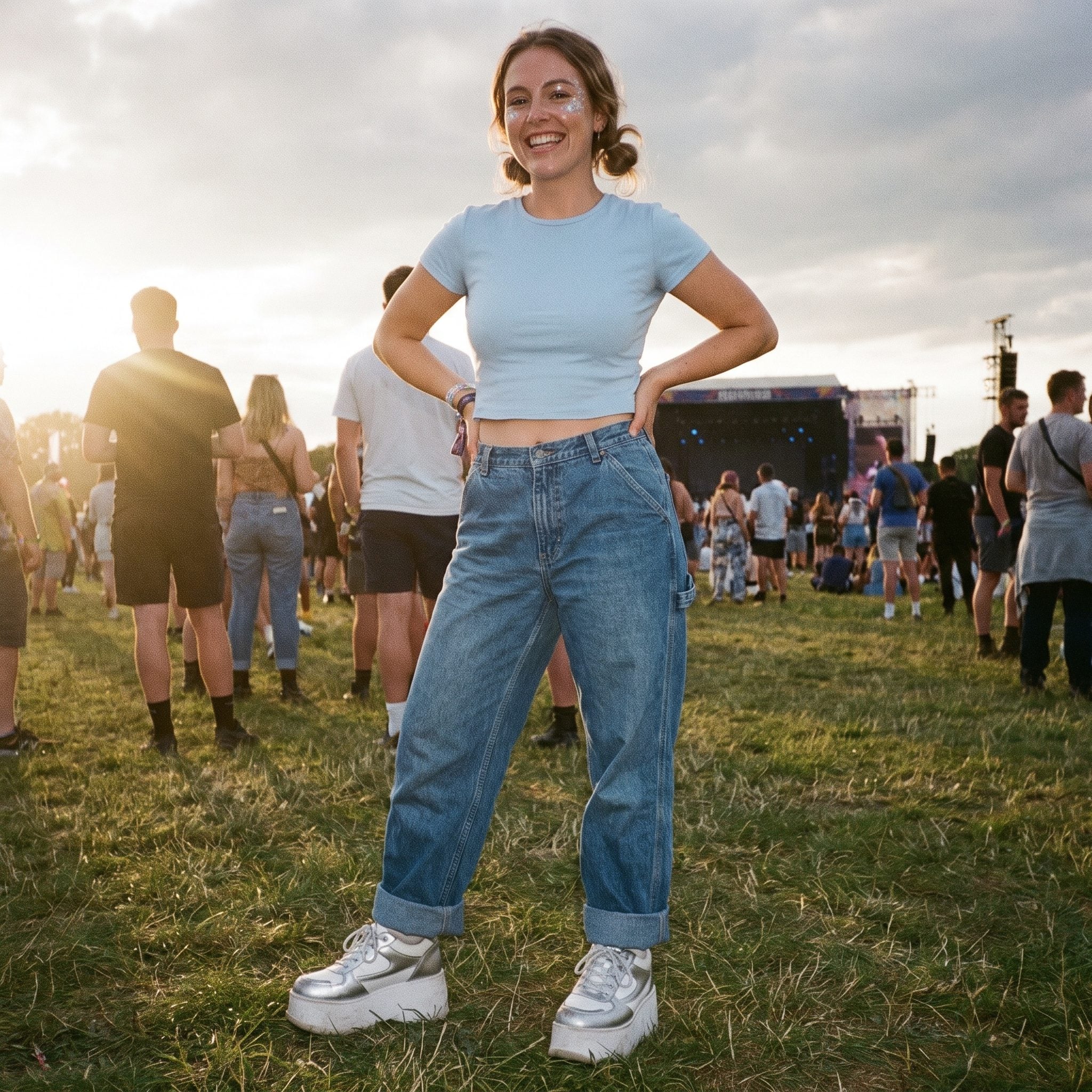 Chunky Platform Sneakers That Added Three Inches of Attitude
