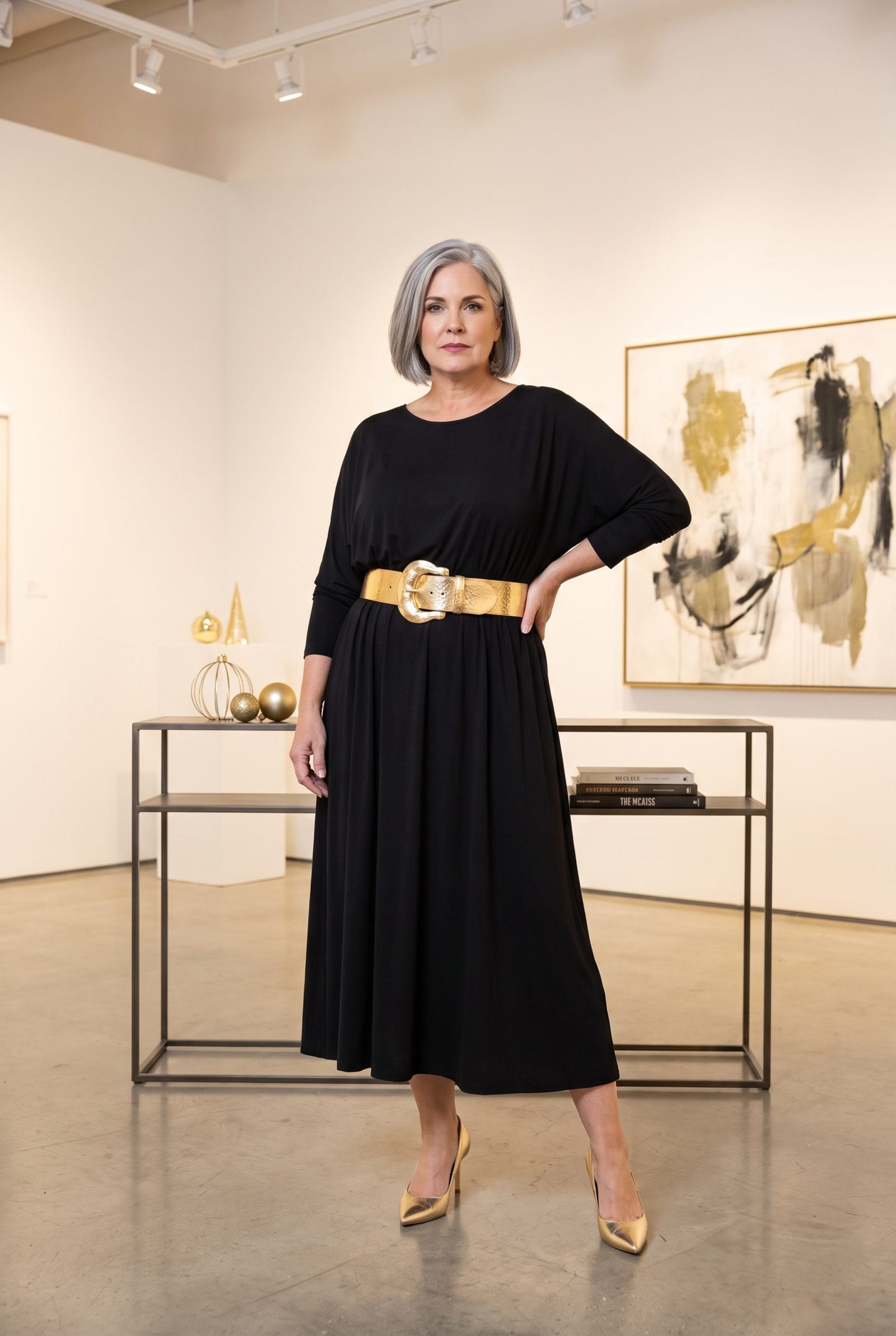Cinch It With a Sculptural Gold Belt