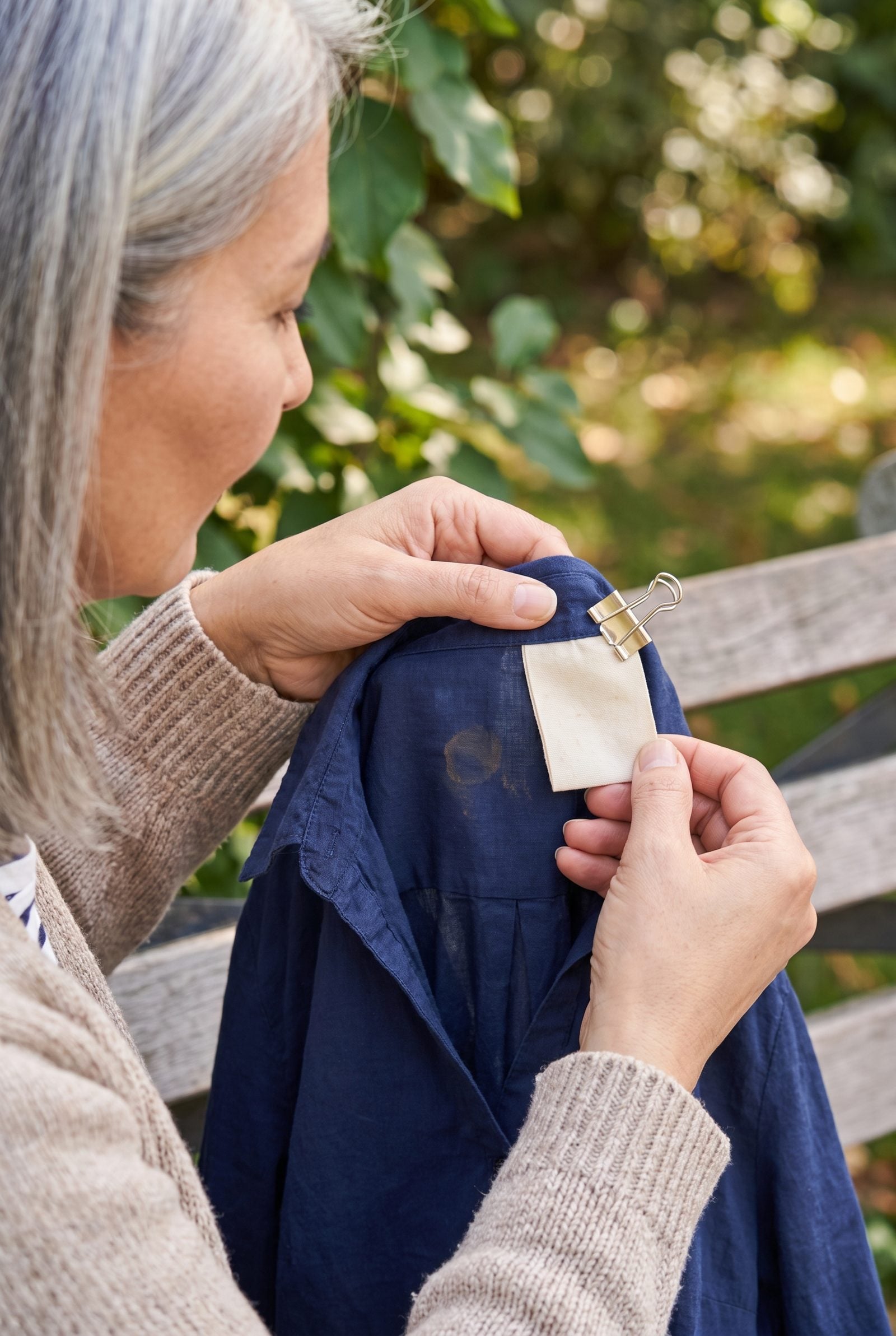 Clip a Visible Repair Tag to Every Stained Garment