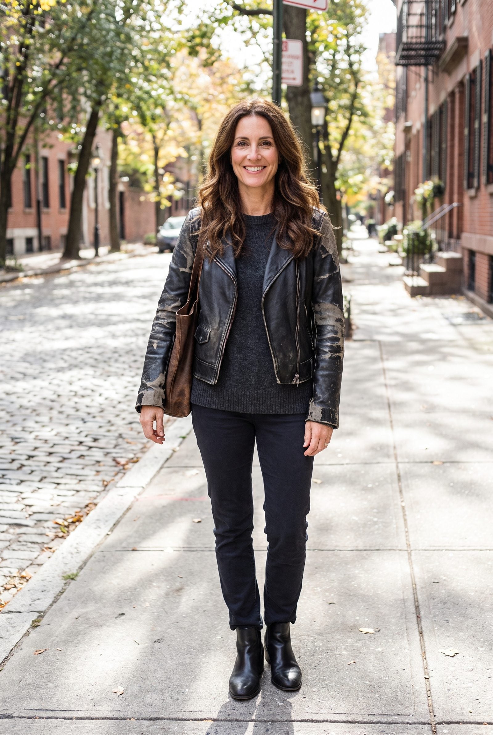 Cracked Faux-Leather Jackets