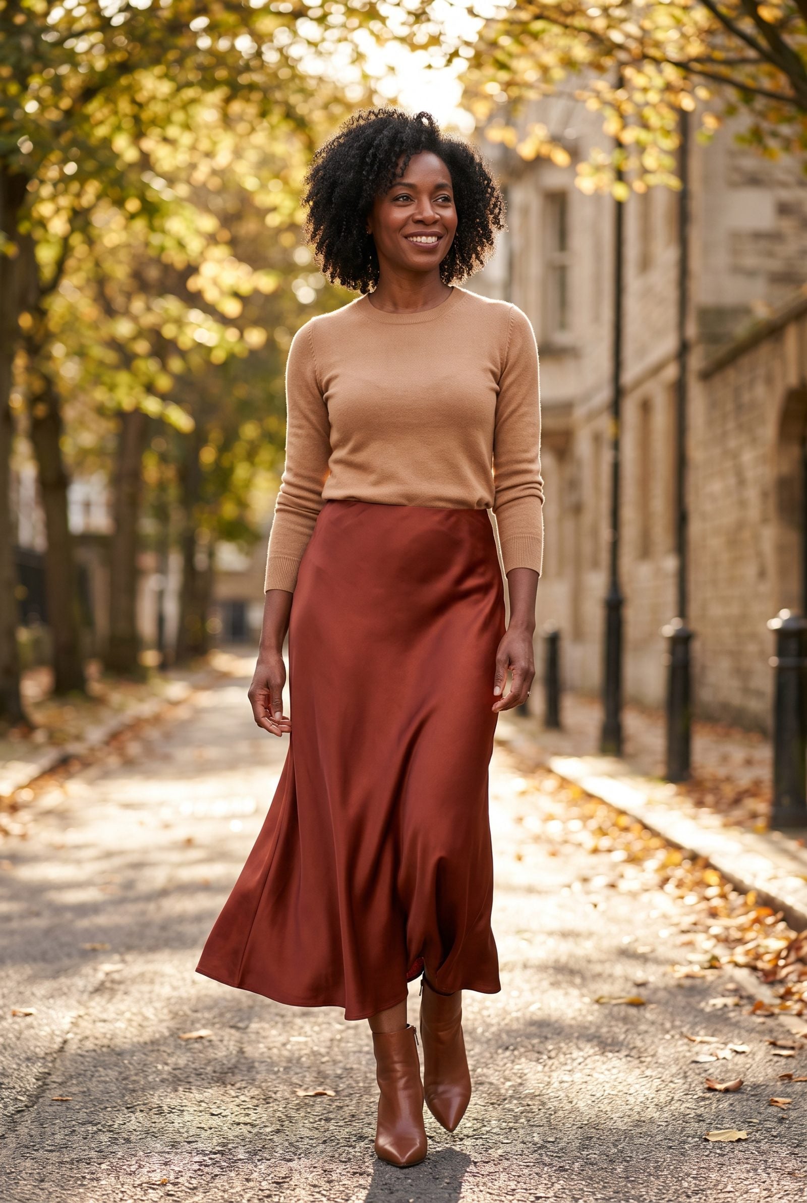 Crinkled Broomstick Skirts