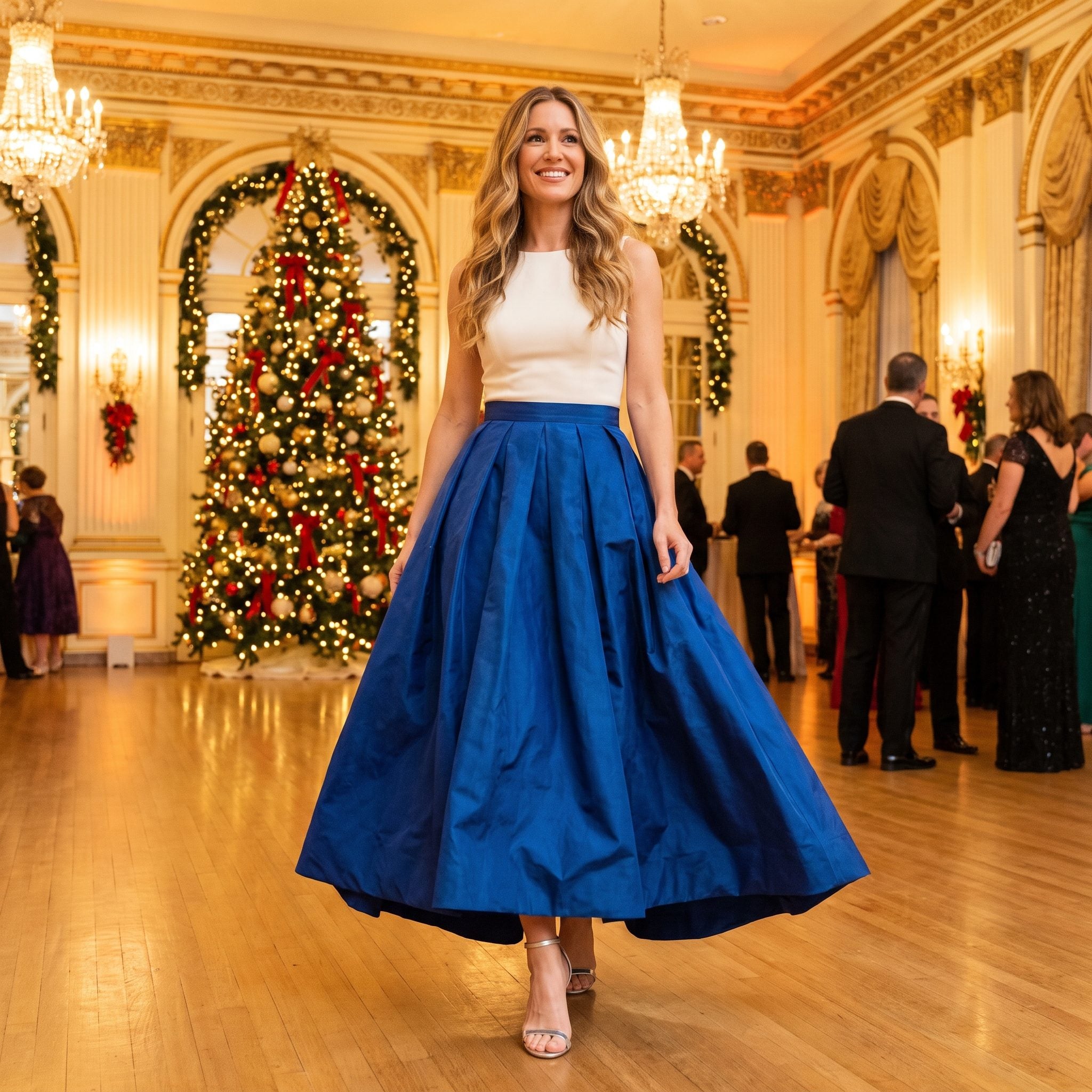 The Crisp Taffeta Skirt
