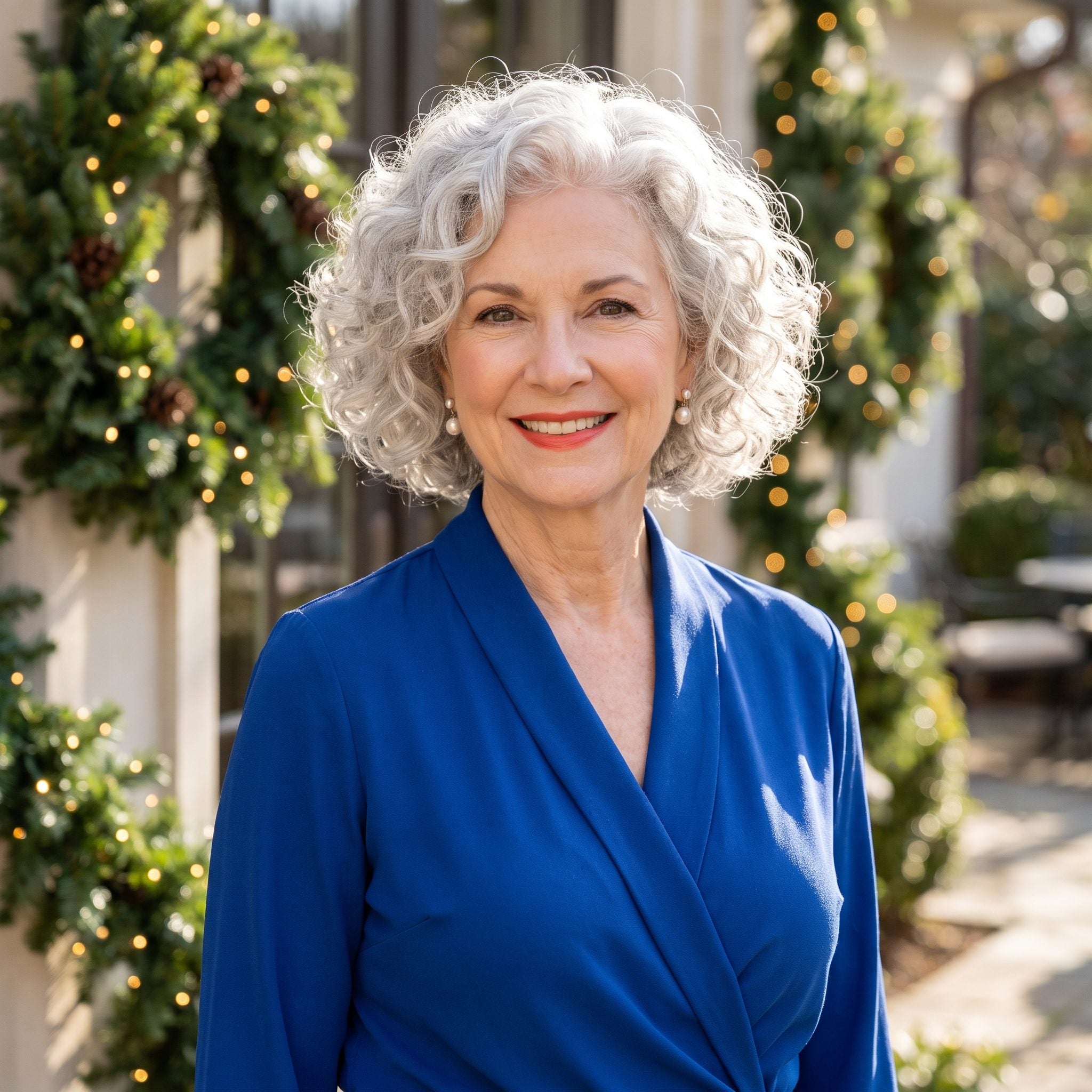 Defined Natural Silver Curls
