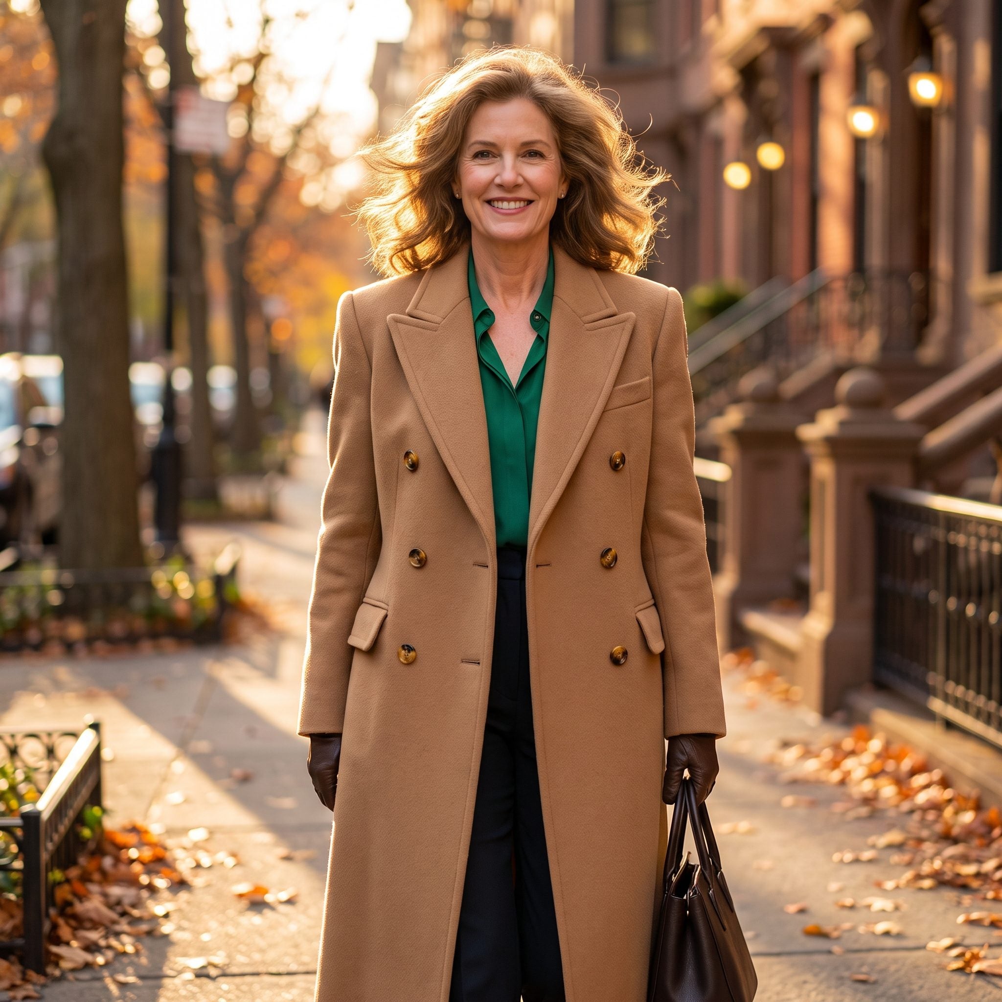 A Double-Breasted Coat With Shoulders That Reached the Door First