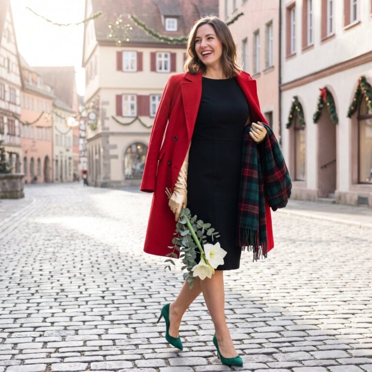 Everyone Owns a Black Dress. So How Do These 32 Make Theirs Look Christmas-Party Ready?