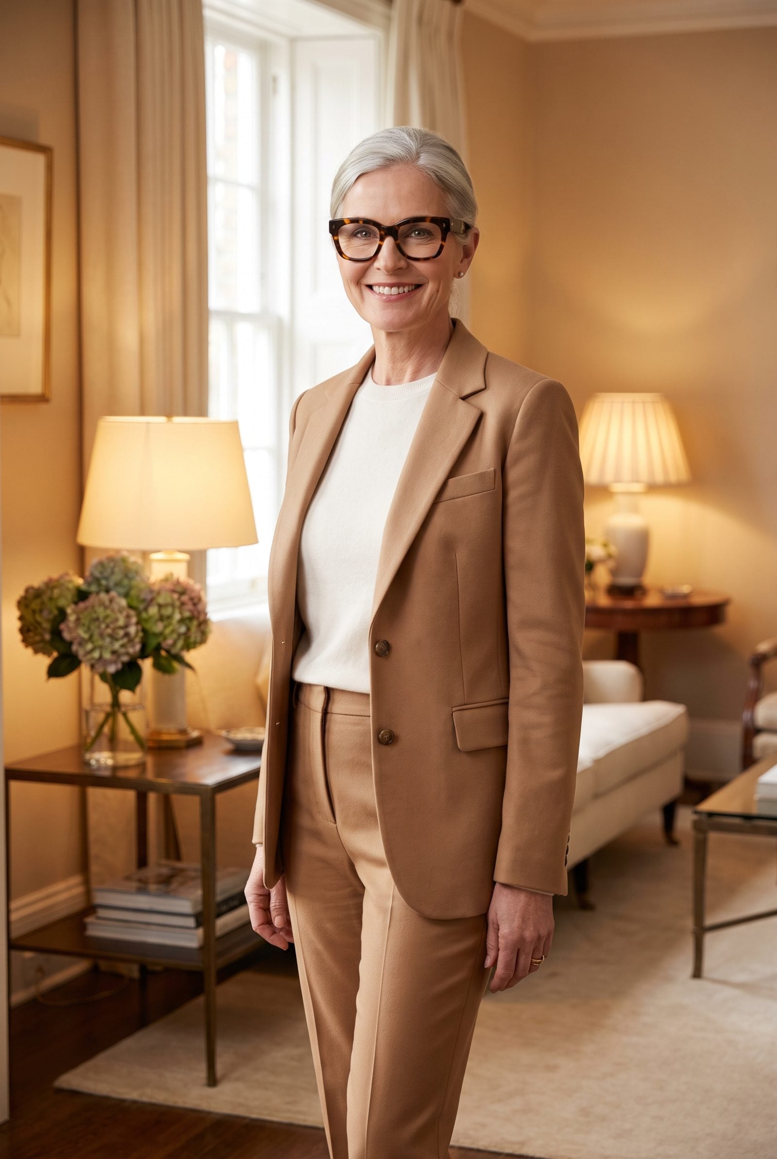 Eyeglass Frames Cutting Across the Brow Line