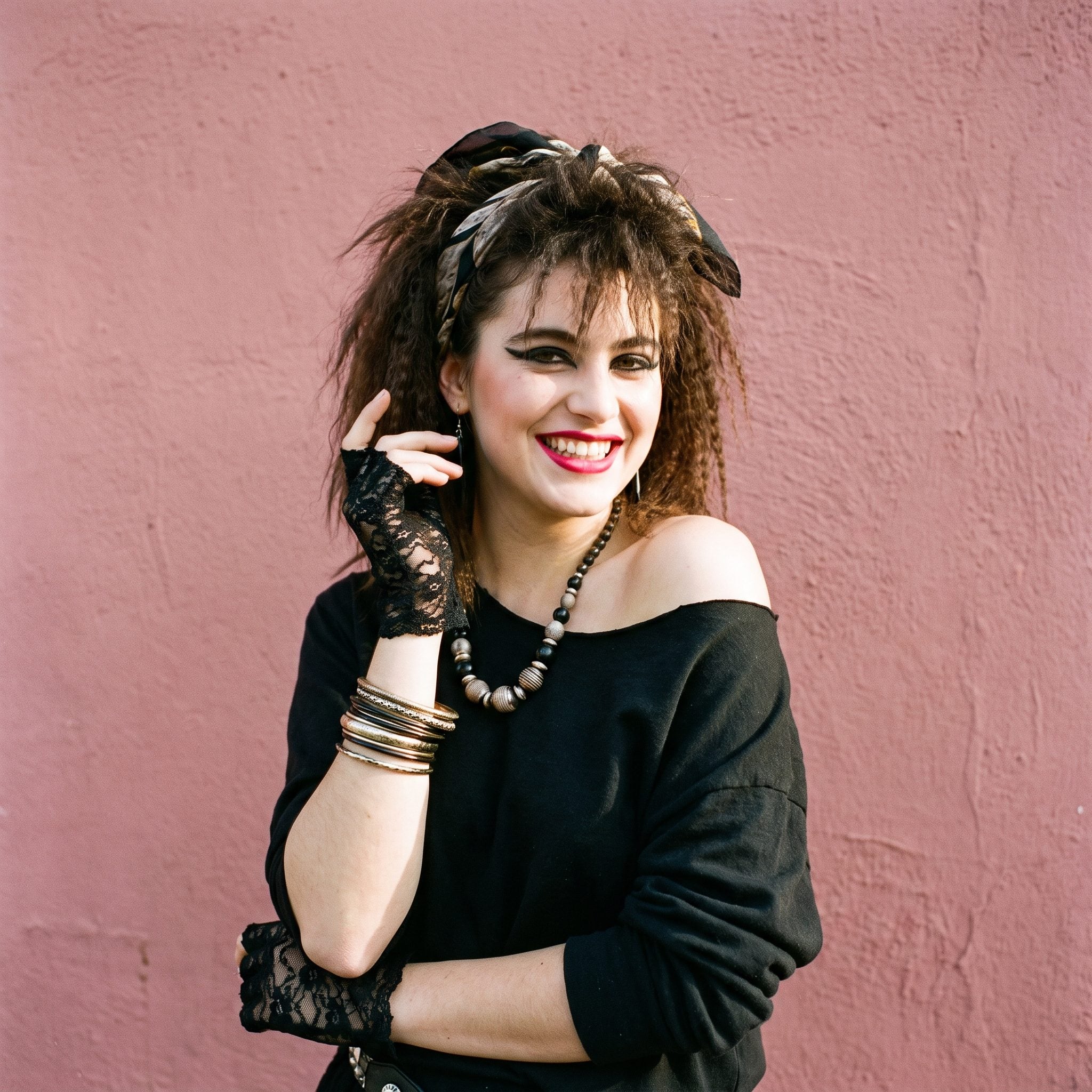 Fingerless Lace Gloves Borrowed Straight From Madonna