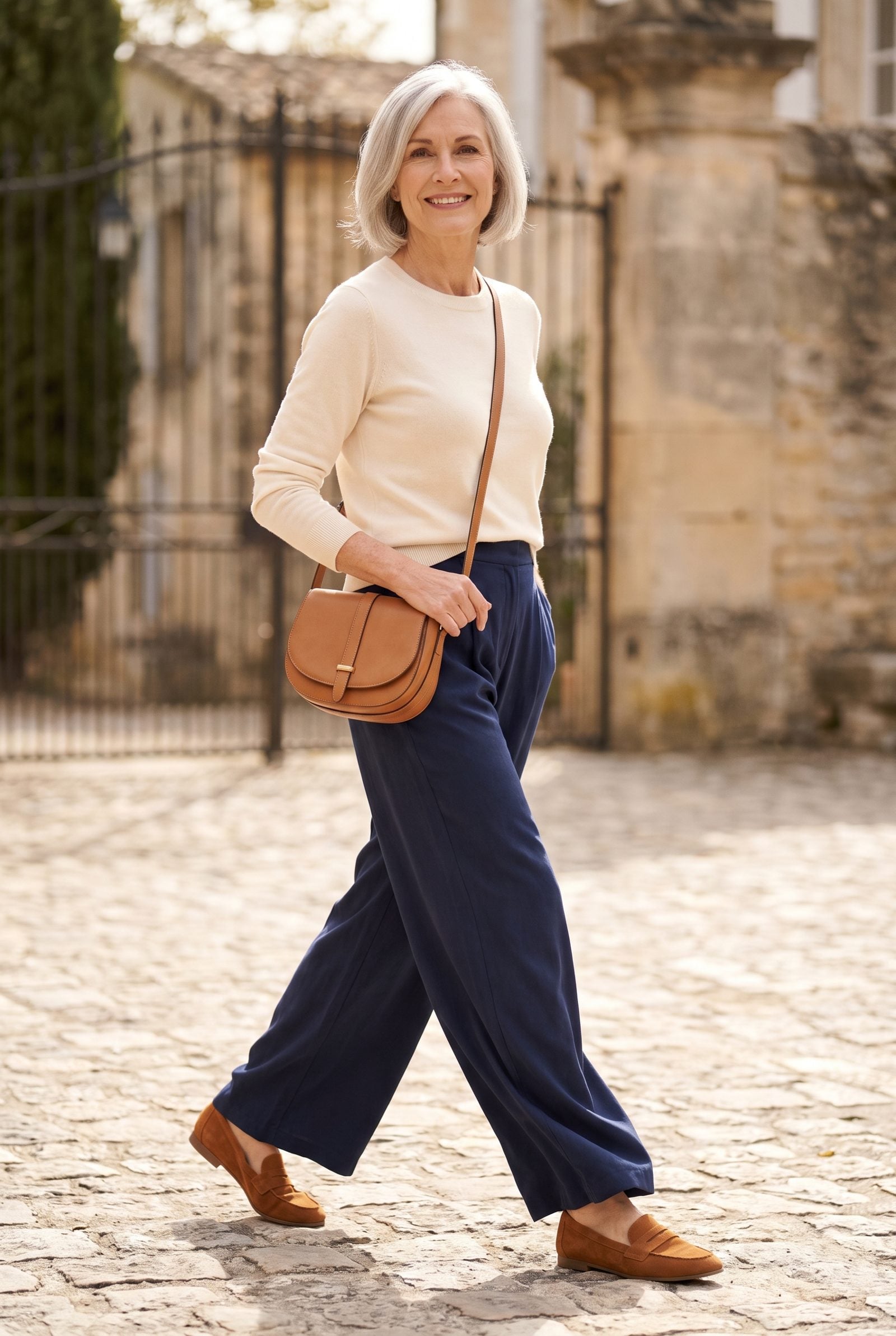Fluid Navy Trousers: The Grown-Up Swap for Black Pants