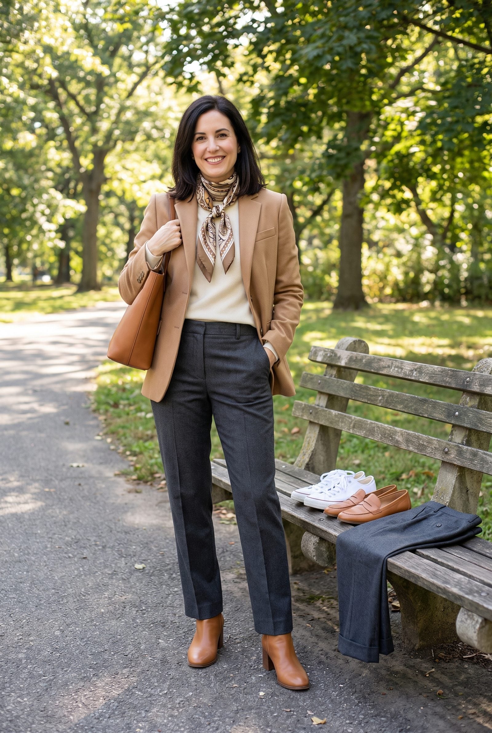 Hem Different Trousers for Flats, Sneakers, and Heels