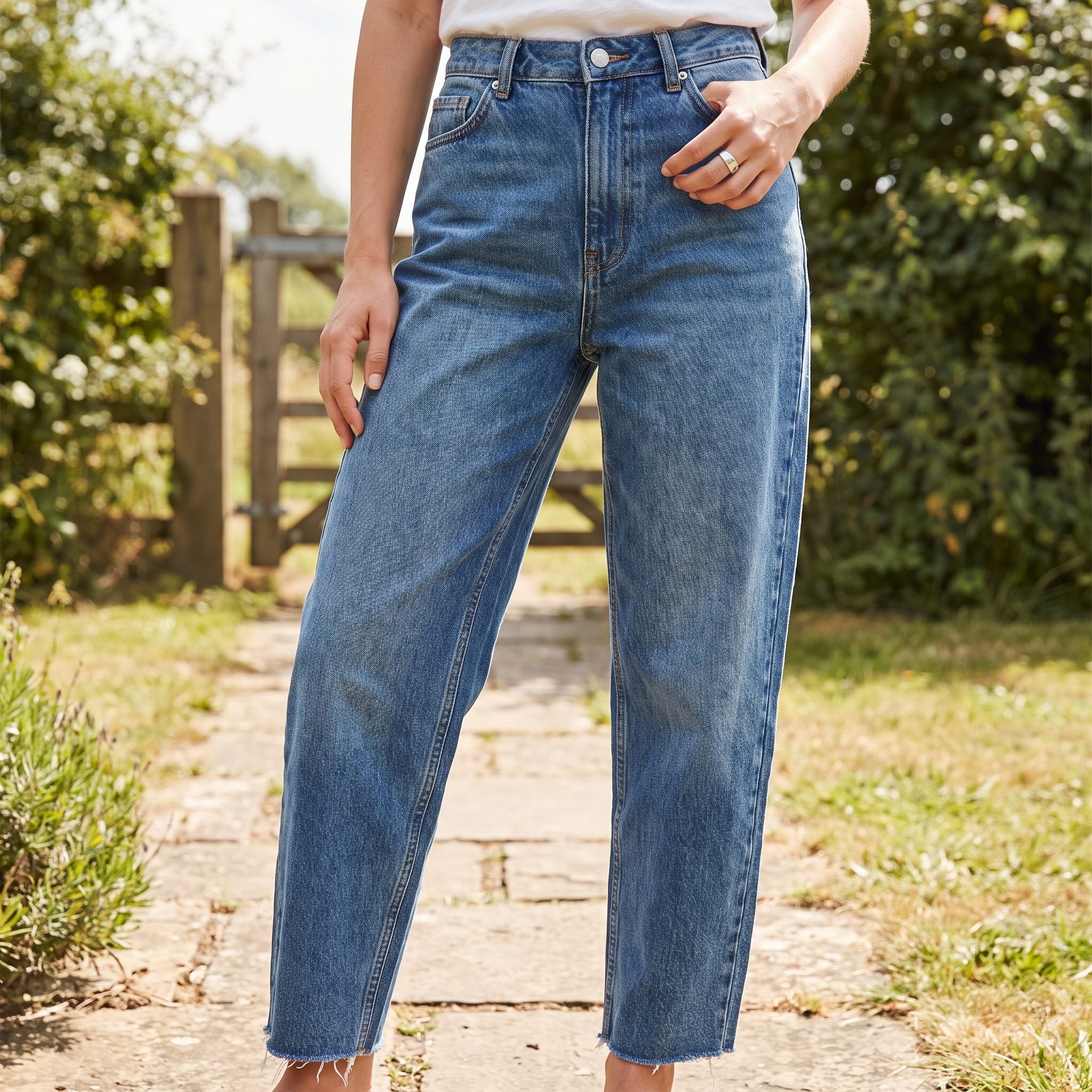 High-Waisted Mom Jeans Before Anyone Called Them That