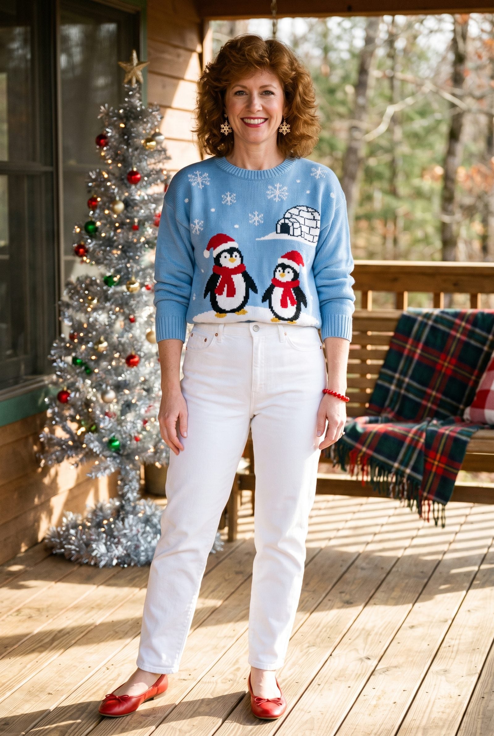 The Holiday Penguin Couple Sweater