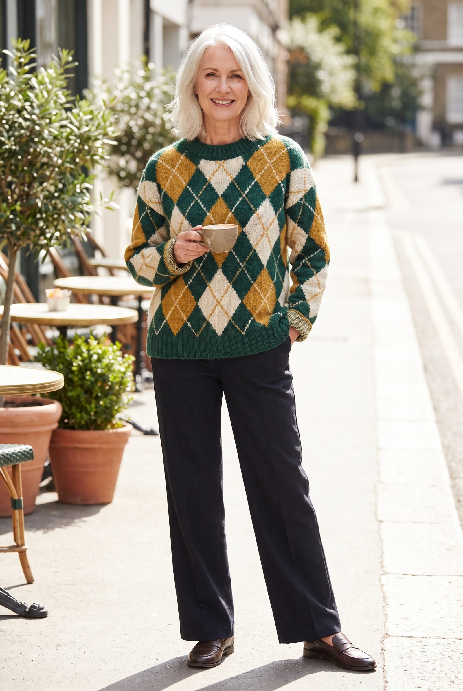 Intarsia Motifs Knitted In Rather Than Printed On