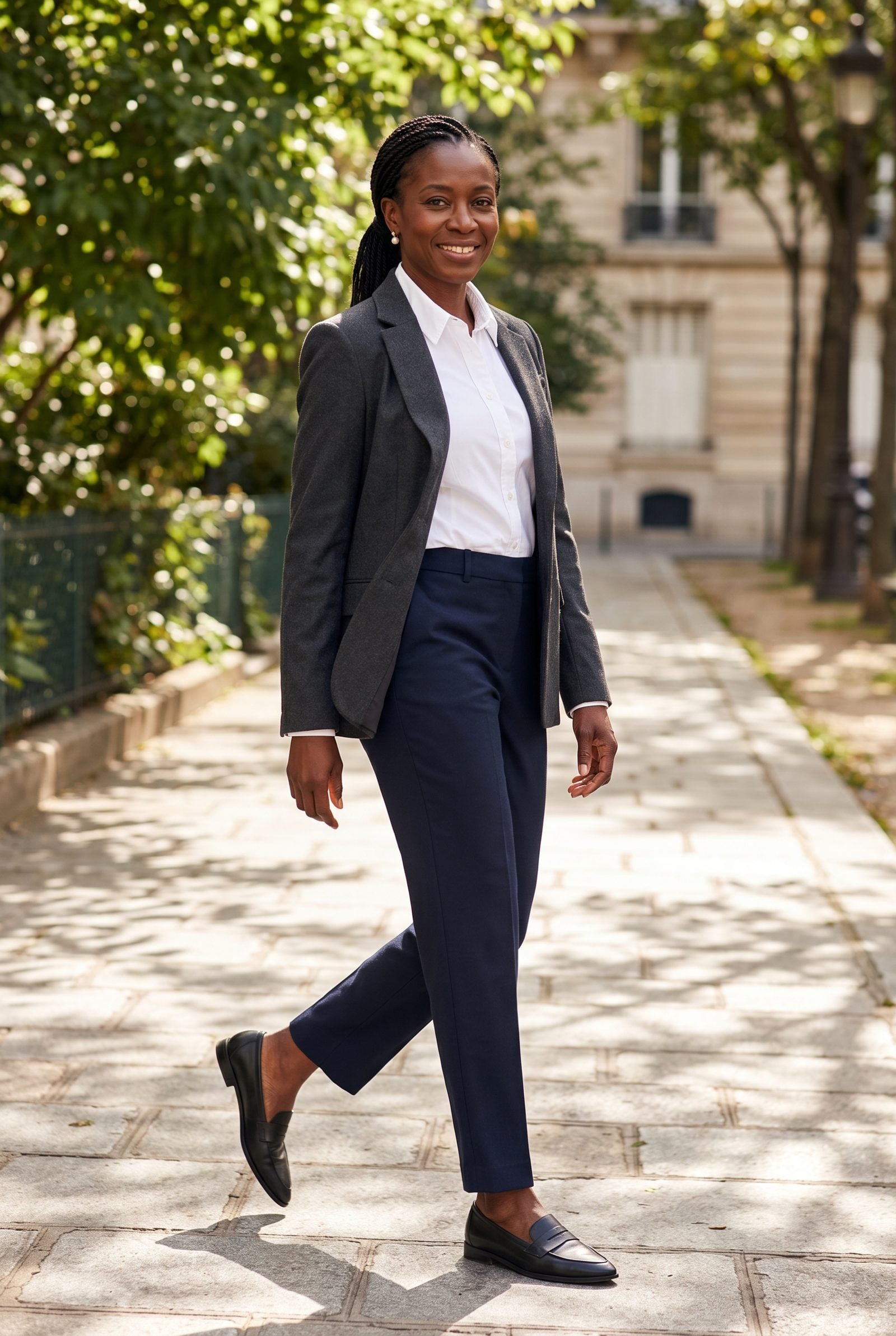 Judge the Trouser Break While Walking, Not Standing Still