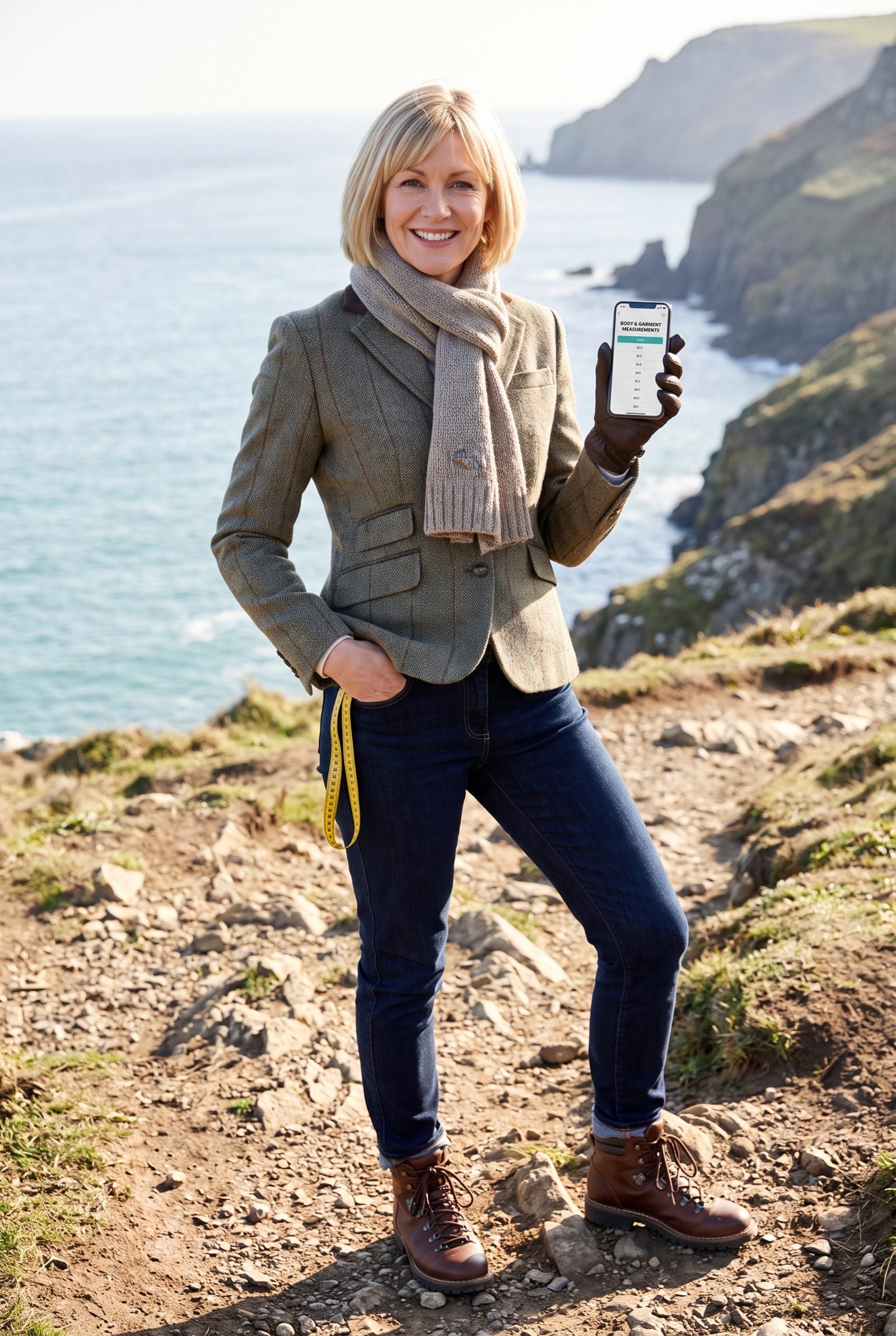 Keep Current Body and Garment Measurements on the Phone