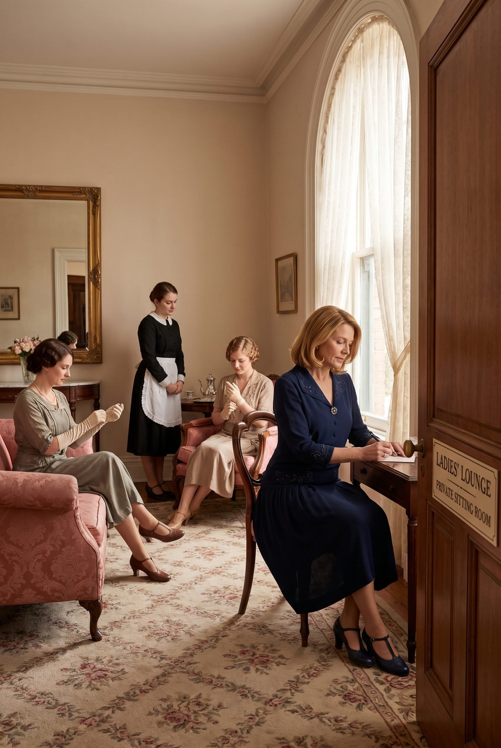 Ladies' Lounges Furnished Like a Private Sitting Room