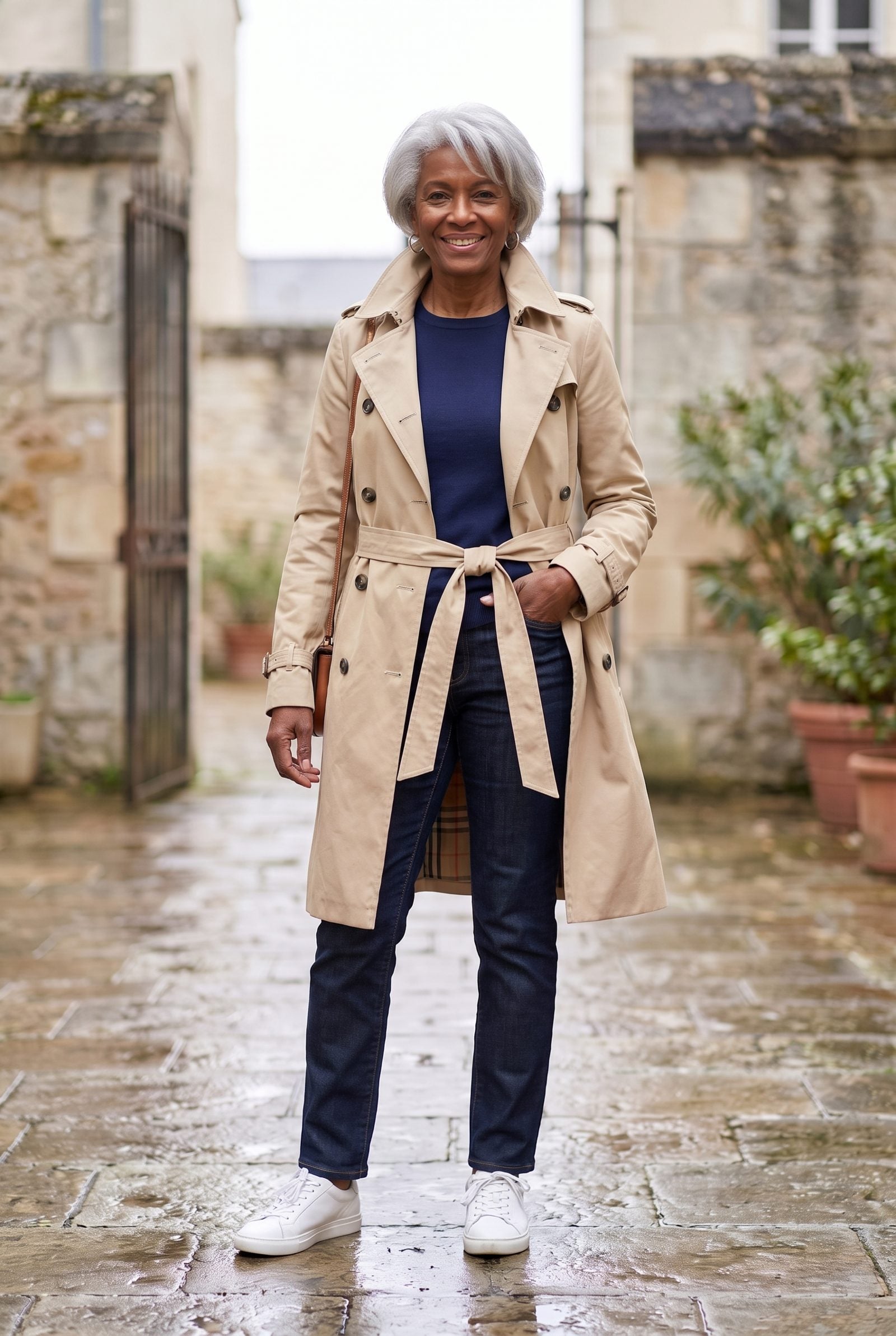 A Lightweight Cotton Trench for Weather That Can't Make Up Its Mind