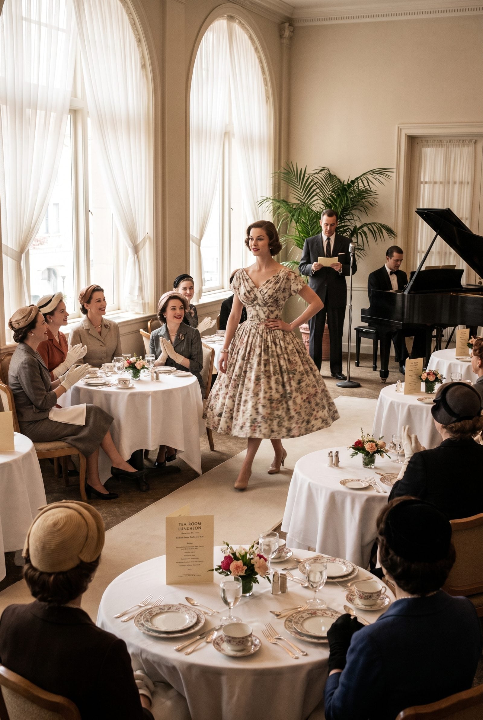 Live Fashion Shows Staged Right in the Store Restaurant