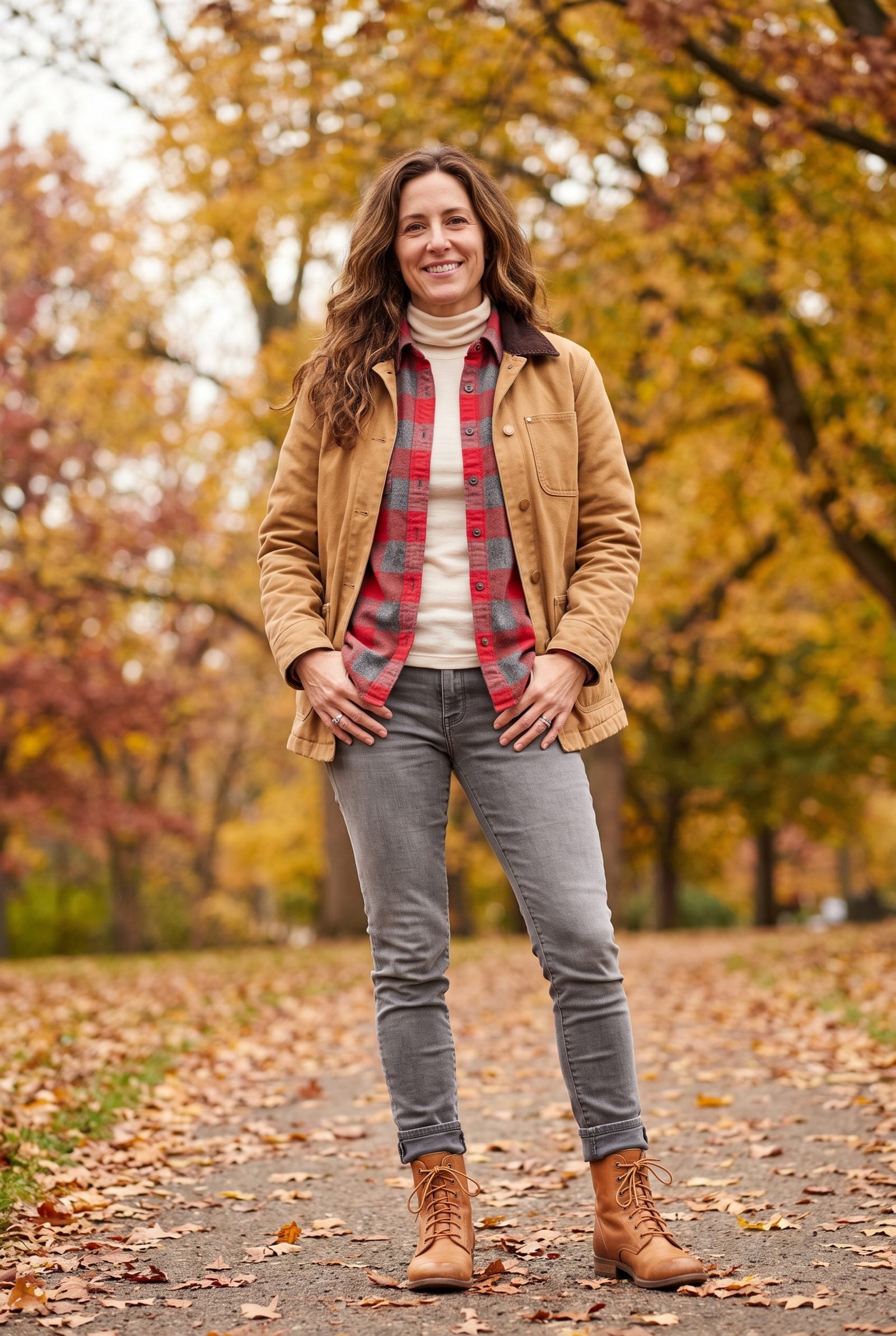 Merino Base Layer + Flannel Shirt + Barn Jacket