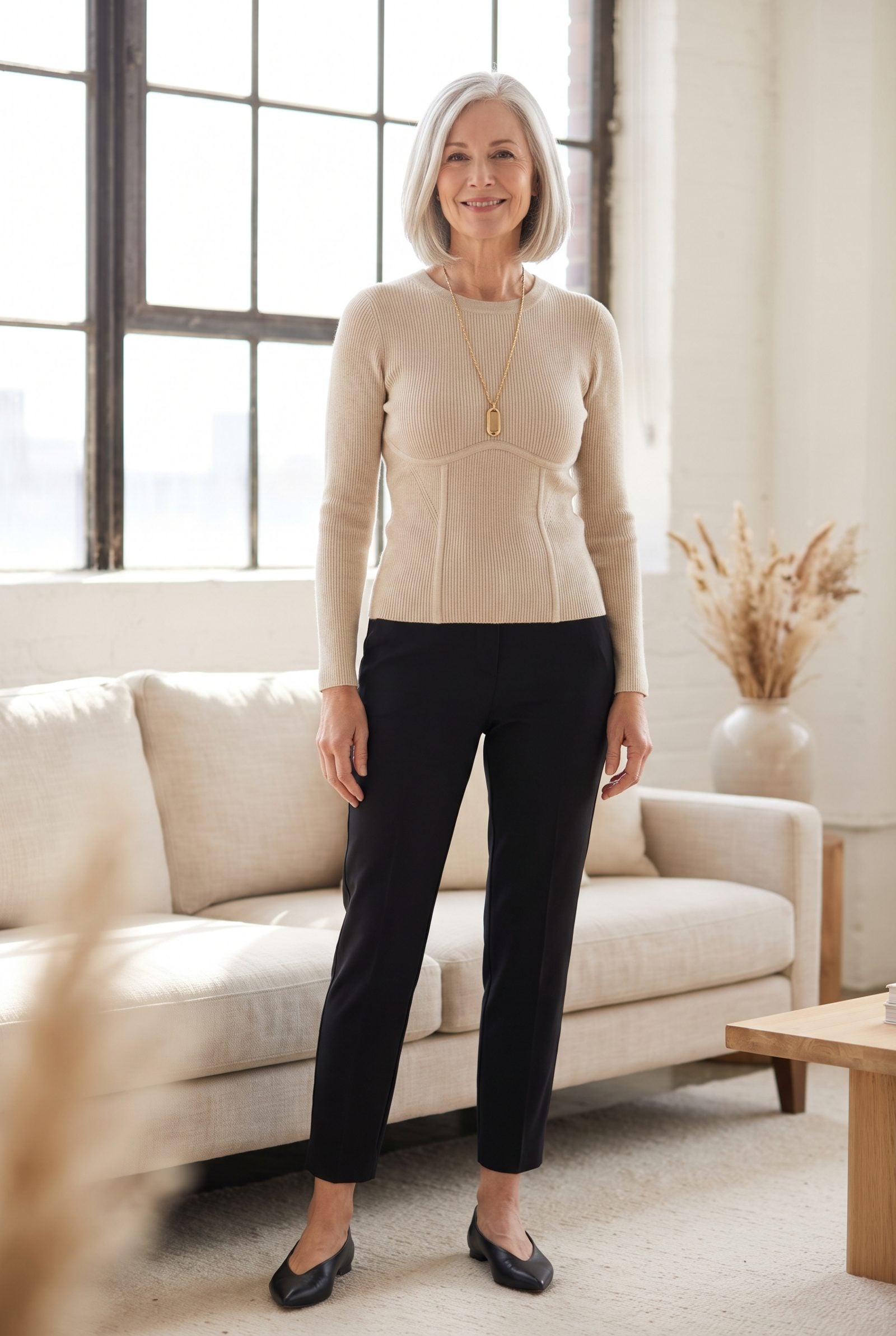 Never Go Without a Bra Under Knits