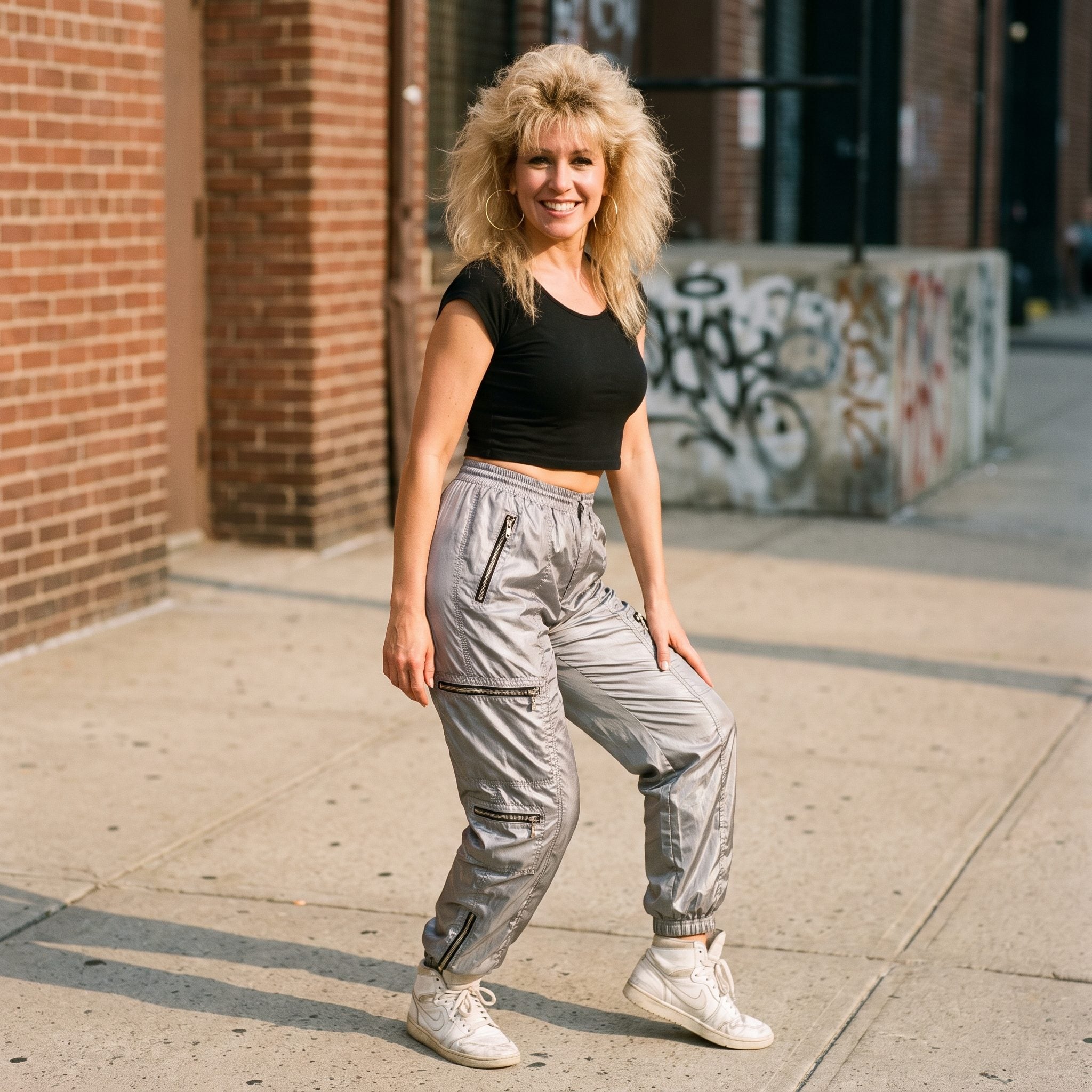 Nylon Parachute Pants That Rustled Before You Walked In