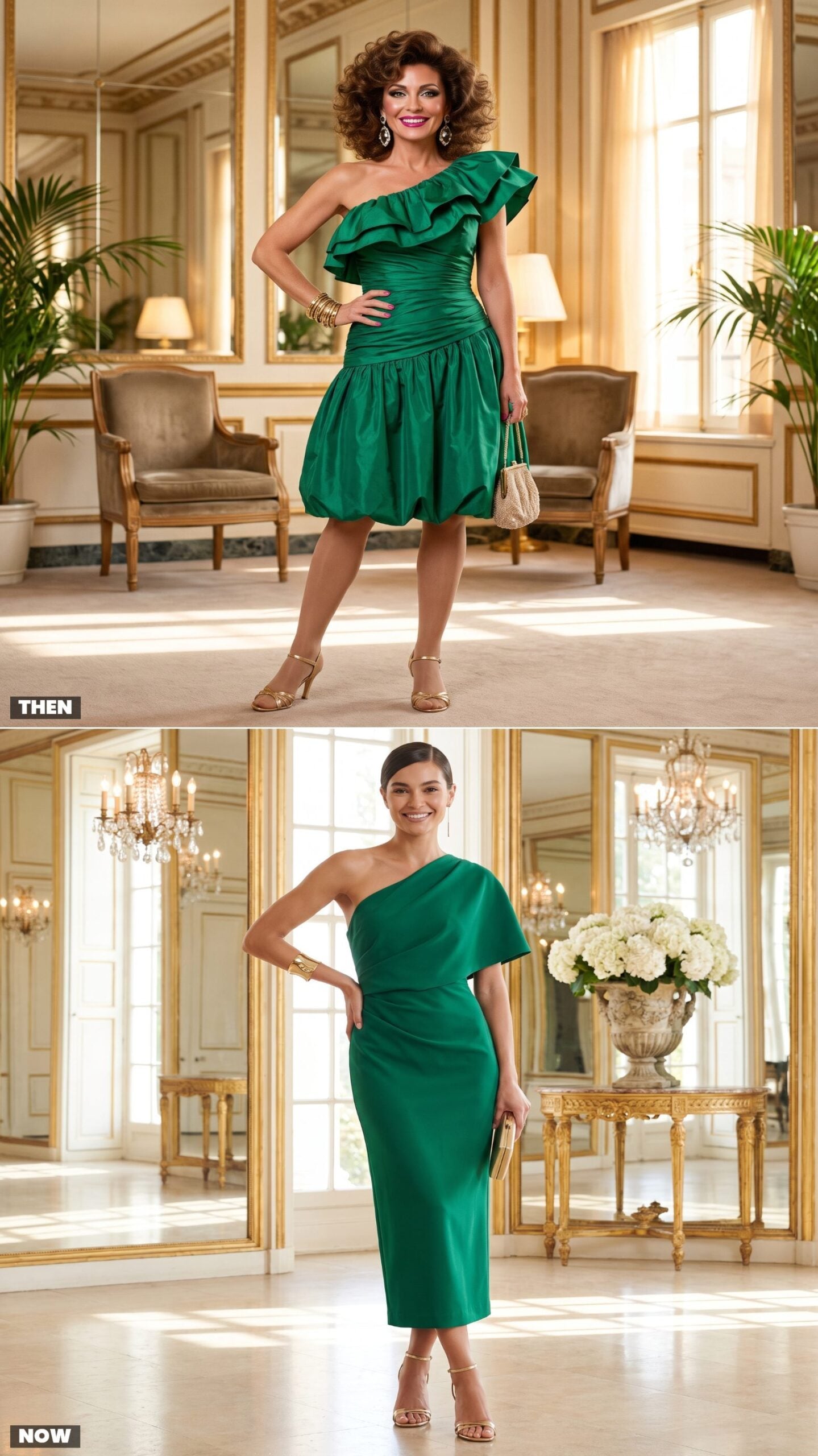 The One-Shoulder Ruffle Dress vs. the Architectural One-Shoulder