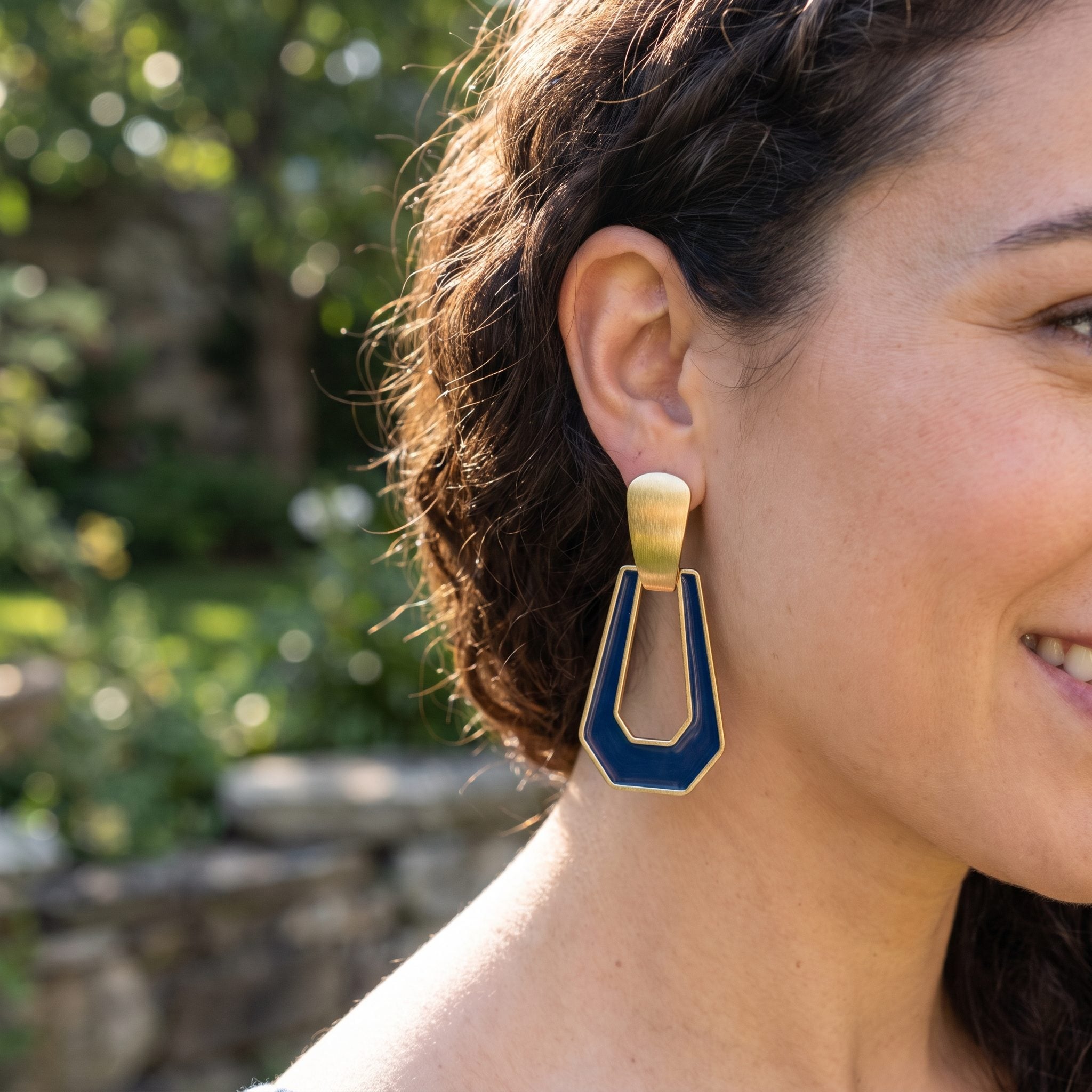 Oversized Geometric Earrings
