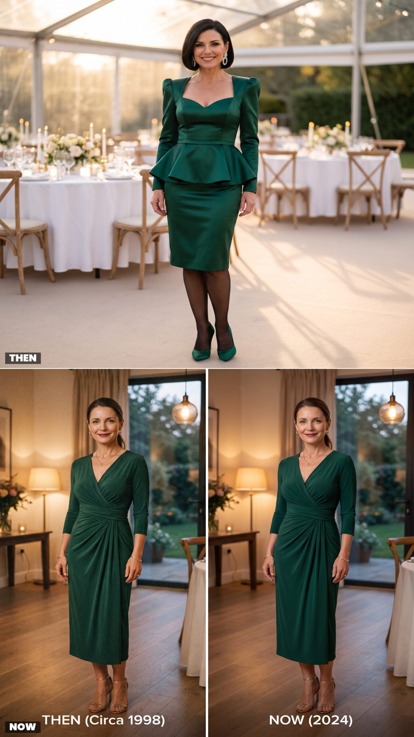 The Peplum Cocktail Dress vs. a Modern Draped-Waist Dress