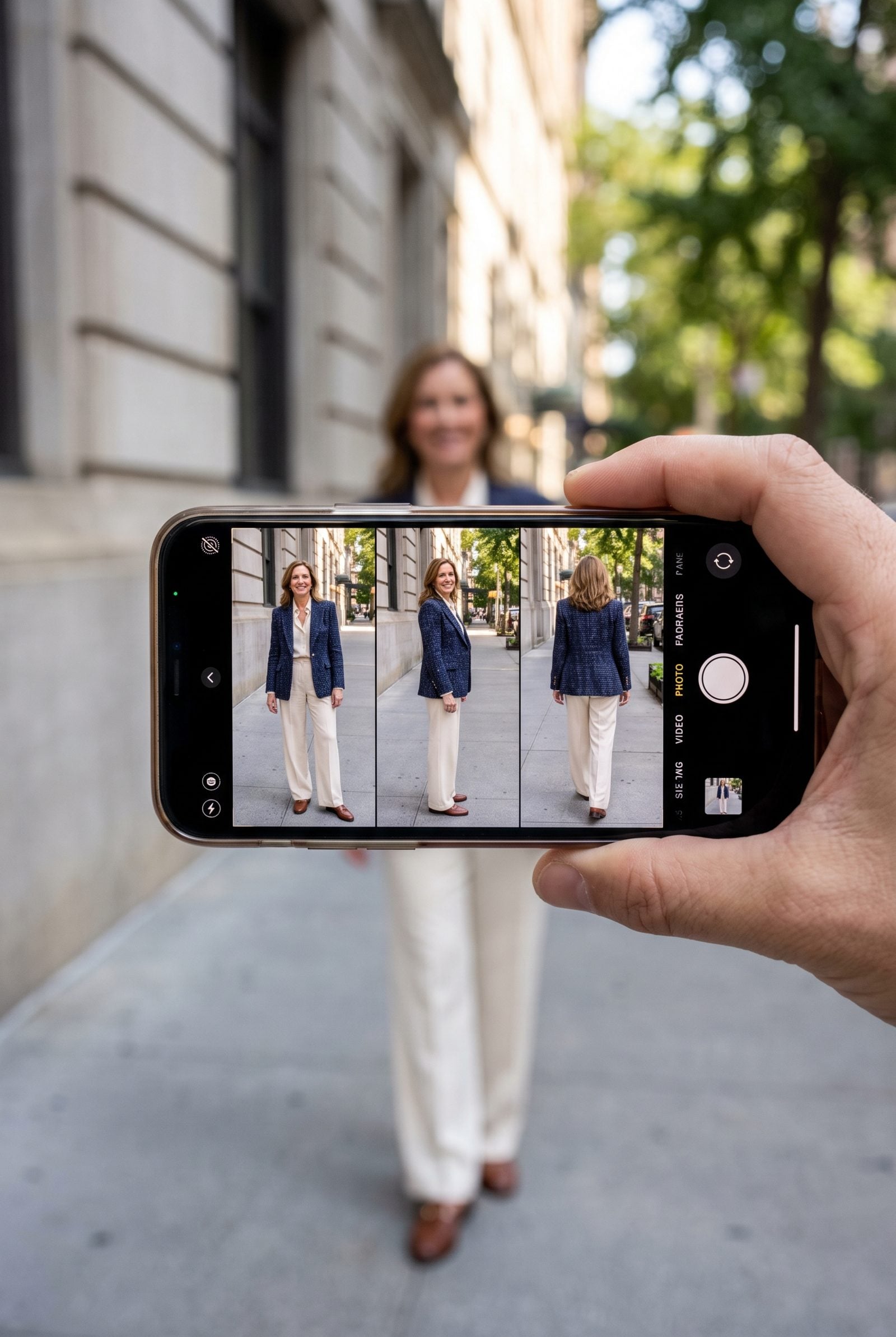 Photograph The Front, Side, And Back